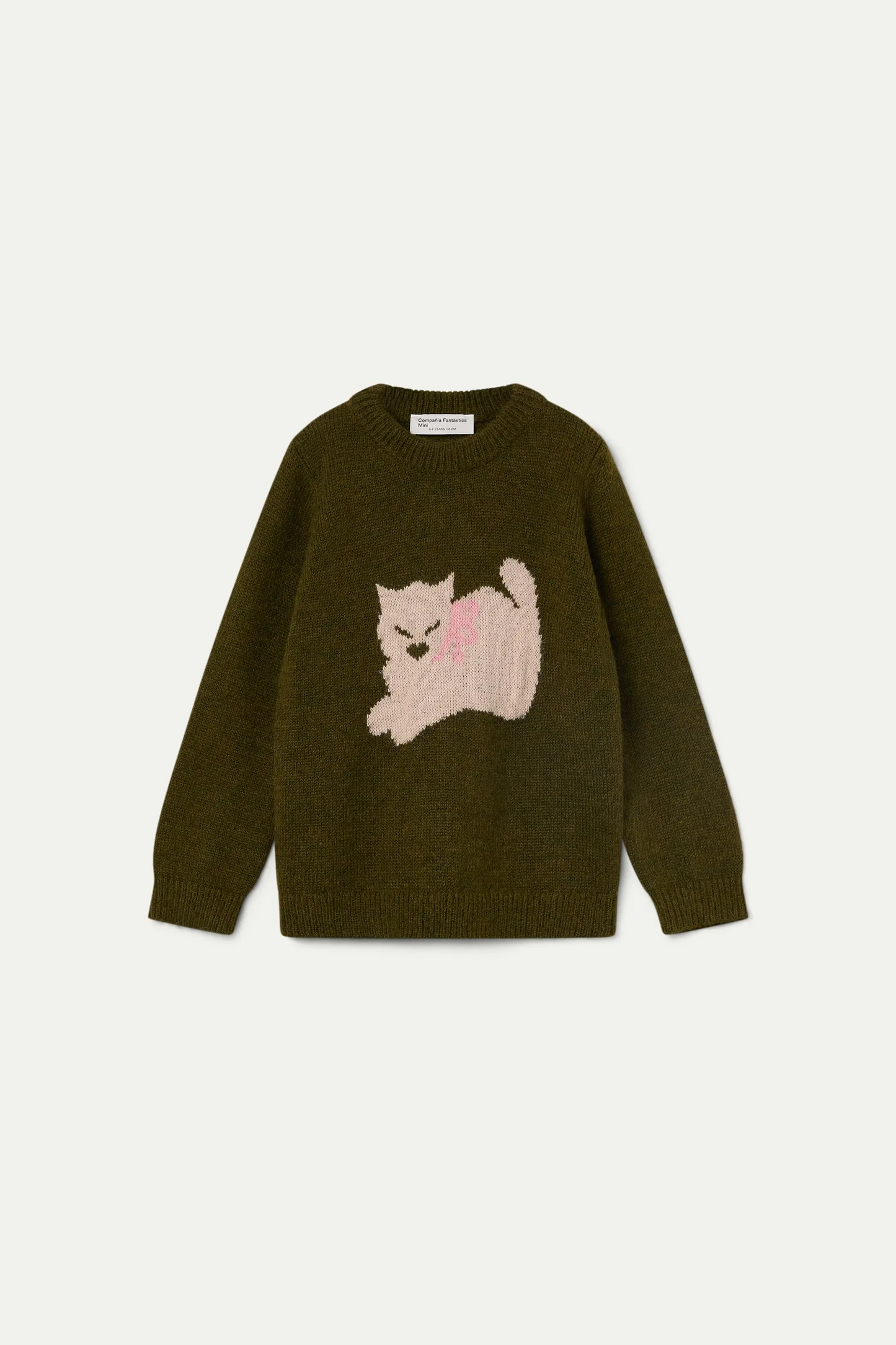 Jersey de niña con estampado Gato