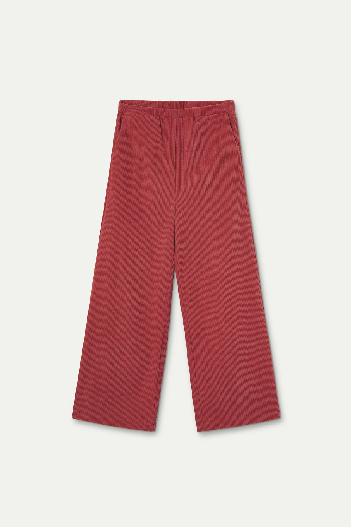 Girl's pink corduroy trousers