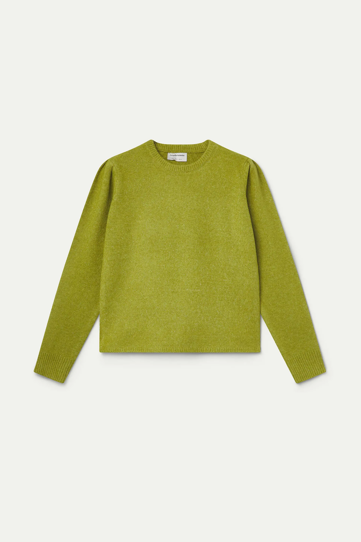 Basic green knit jumper