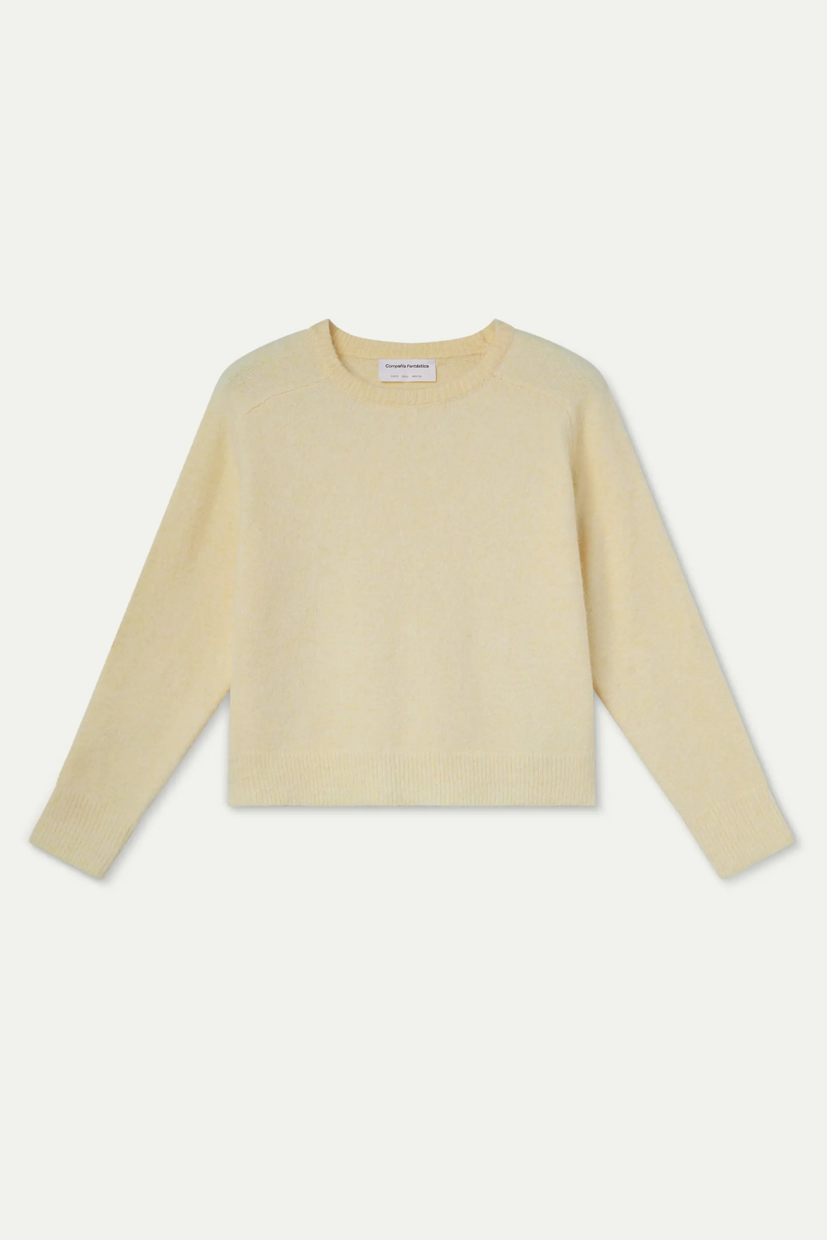 Jersey mezcla lana amarillo claro