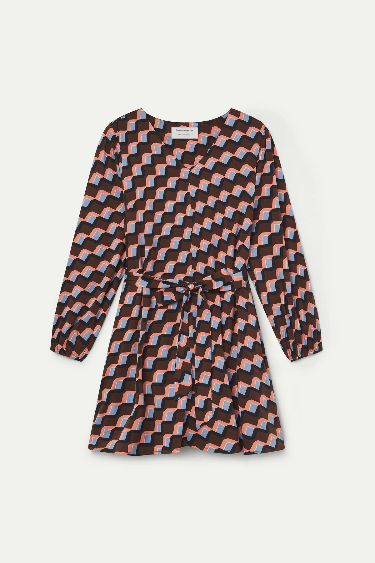 Vestido corto con estampado Scala