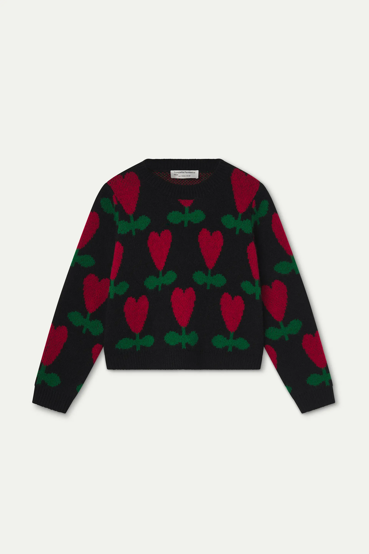Jersey de niña con estampado Ciclamen