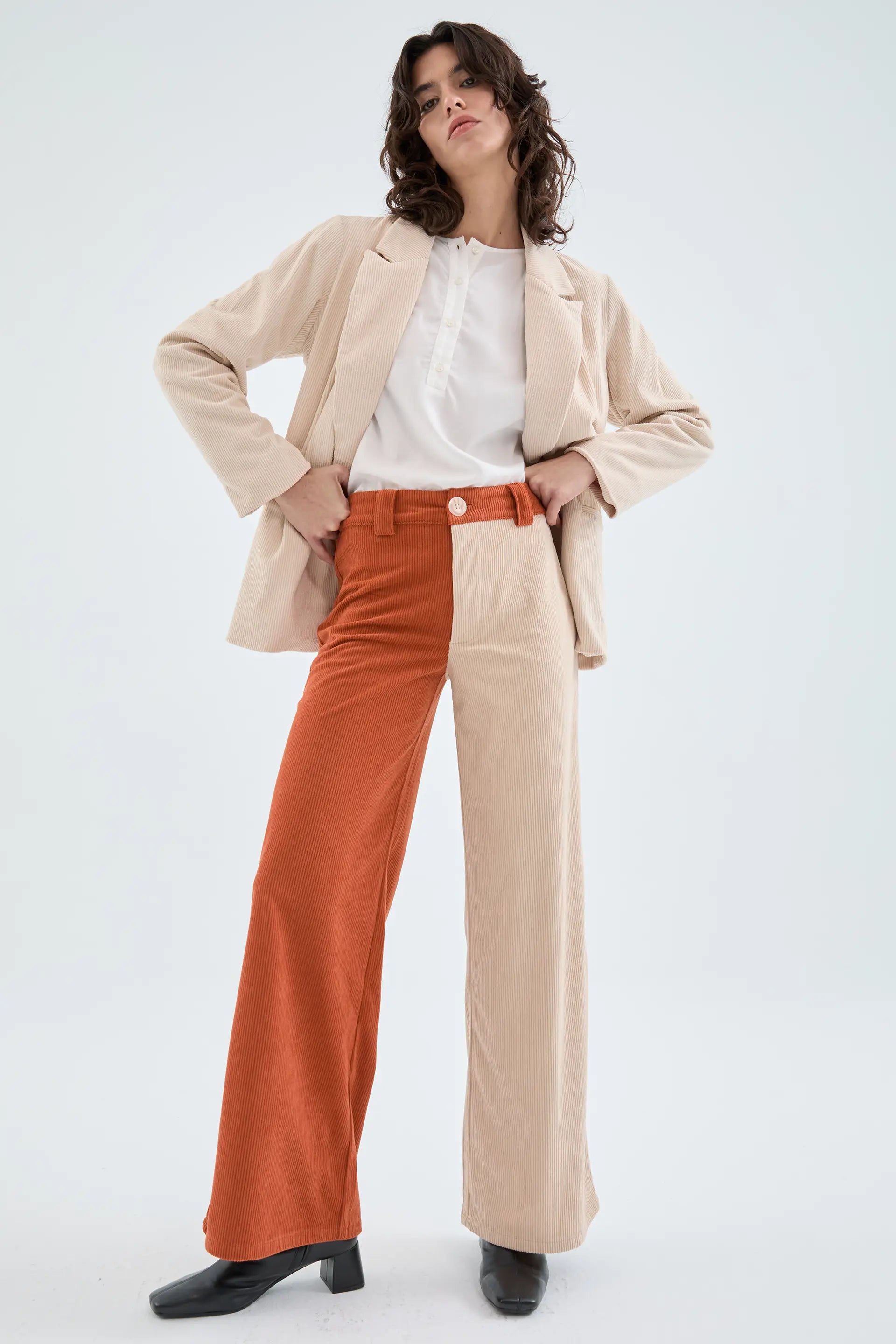 Tory Burch High-waist Corduroy Wide-leg Trousers | Wardrobe Icons