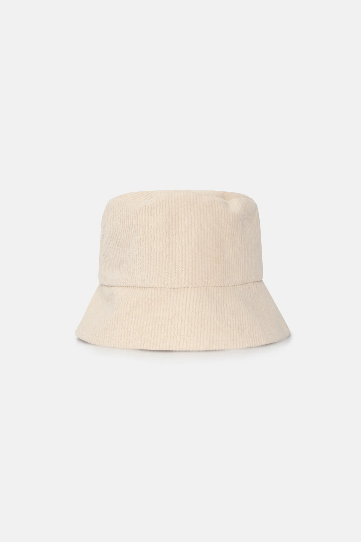 Beige corduroy bucket hat