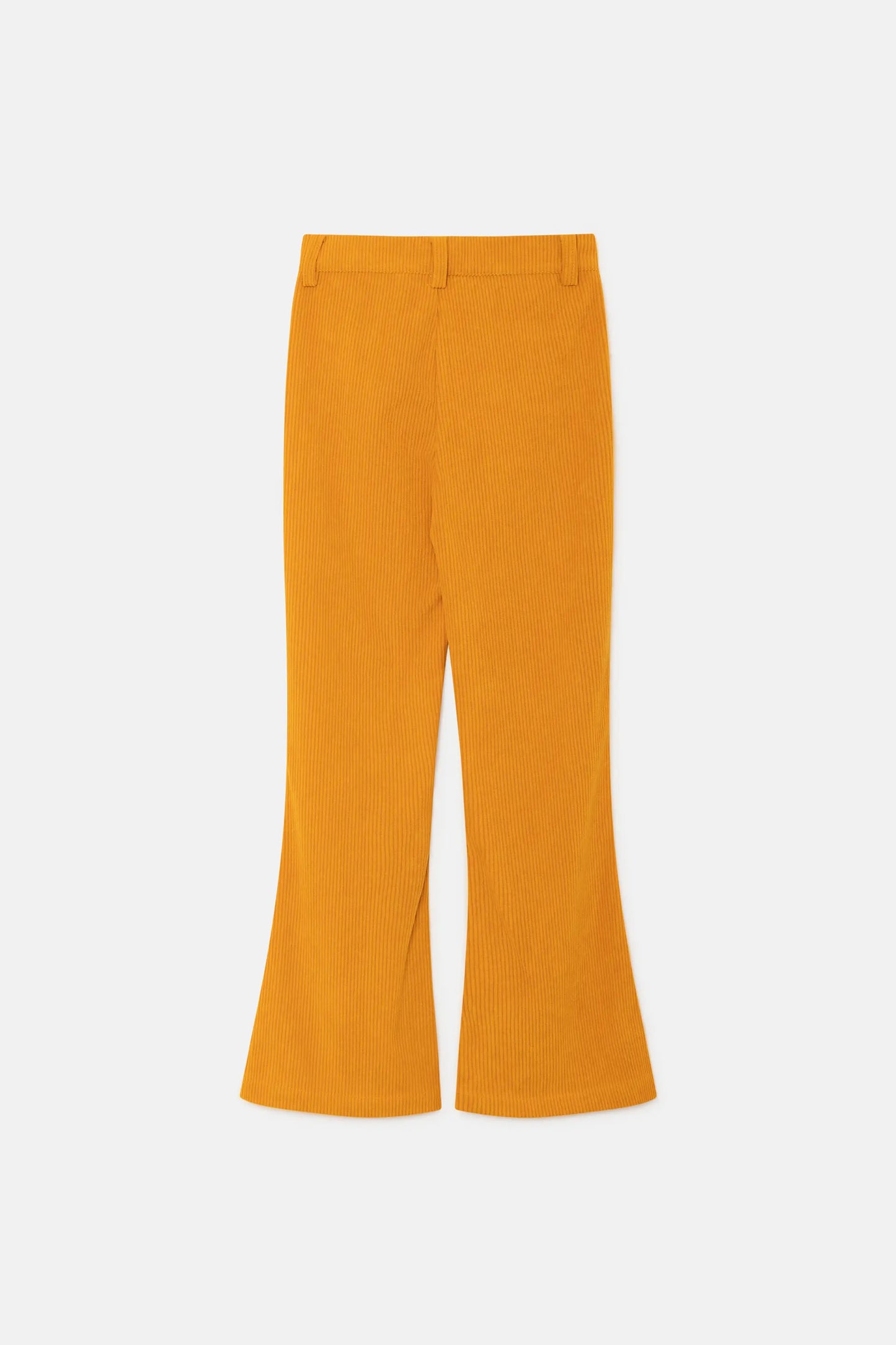 Pantalón de niña de pana amarillo