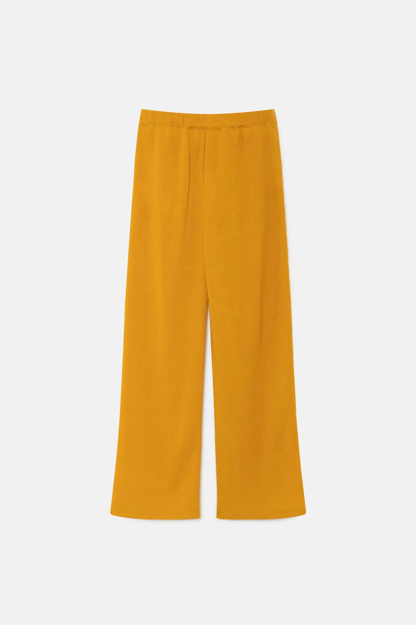 Pantalón de niña largo elástico amarillo