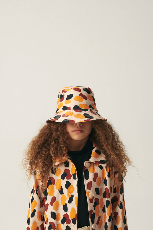 Cappello unisex unisex con stampa a pois