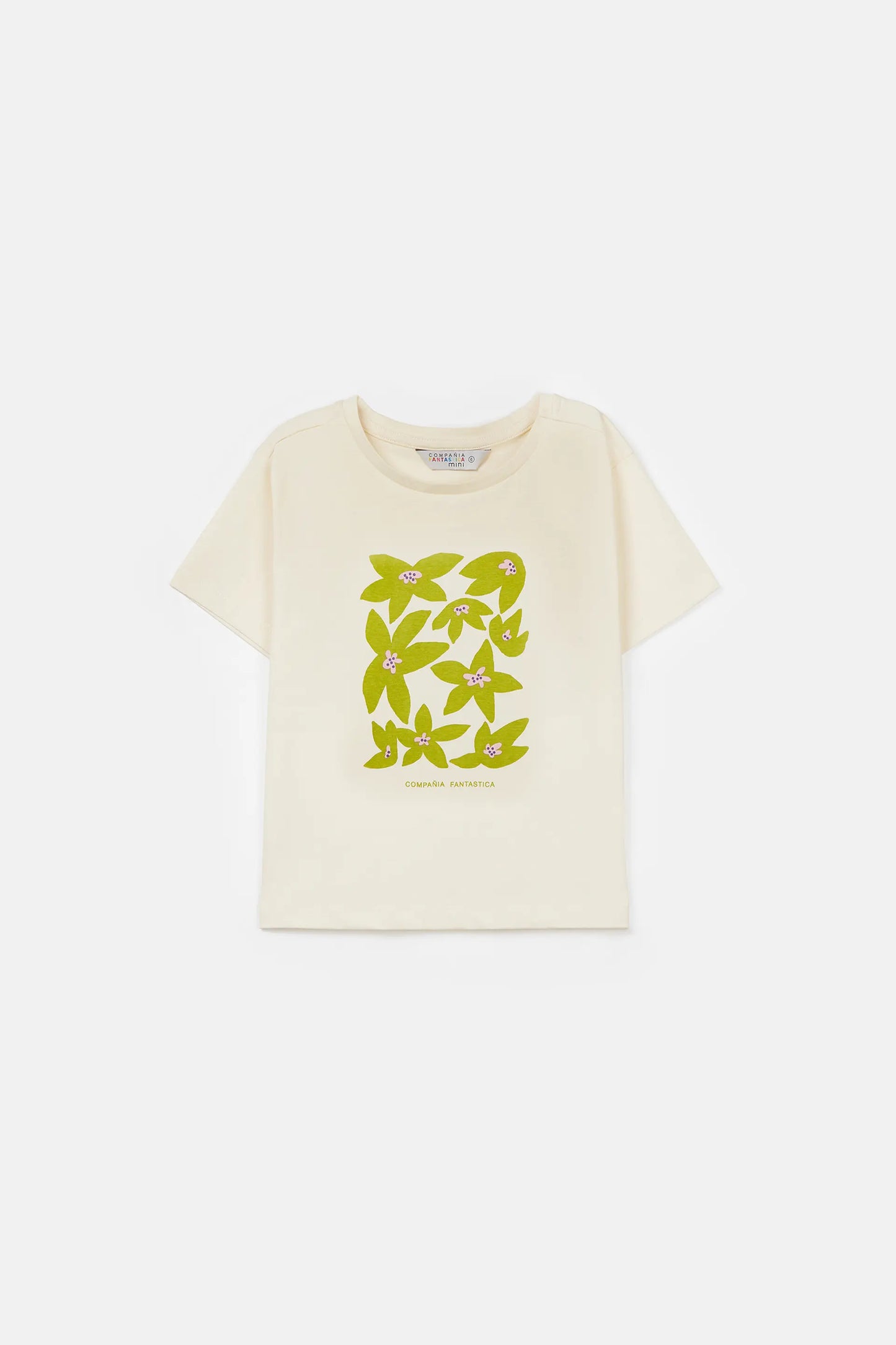 Green Floral Graphic Cotton Unisex T-Shirt