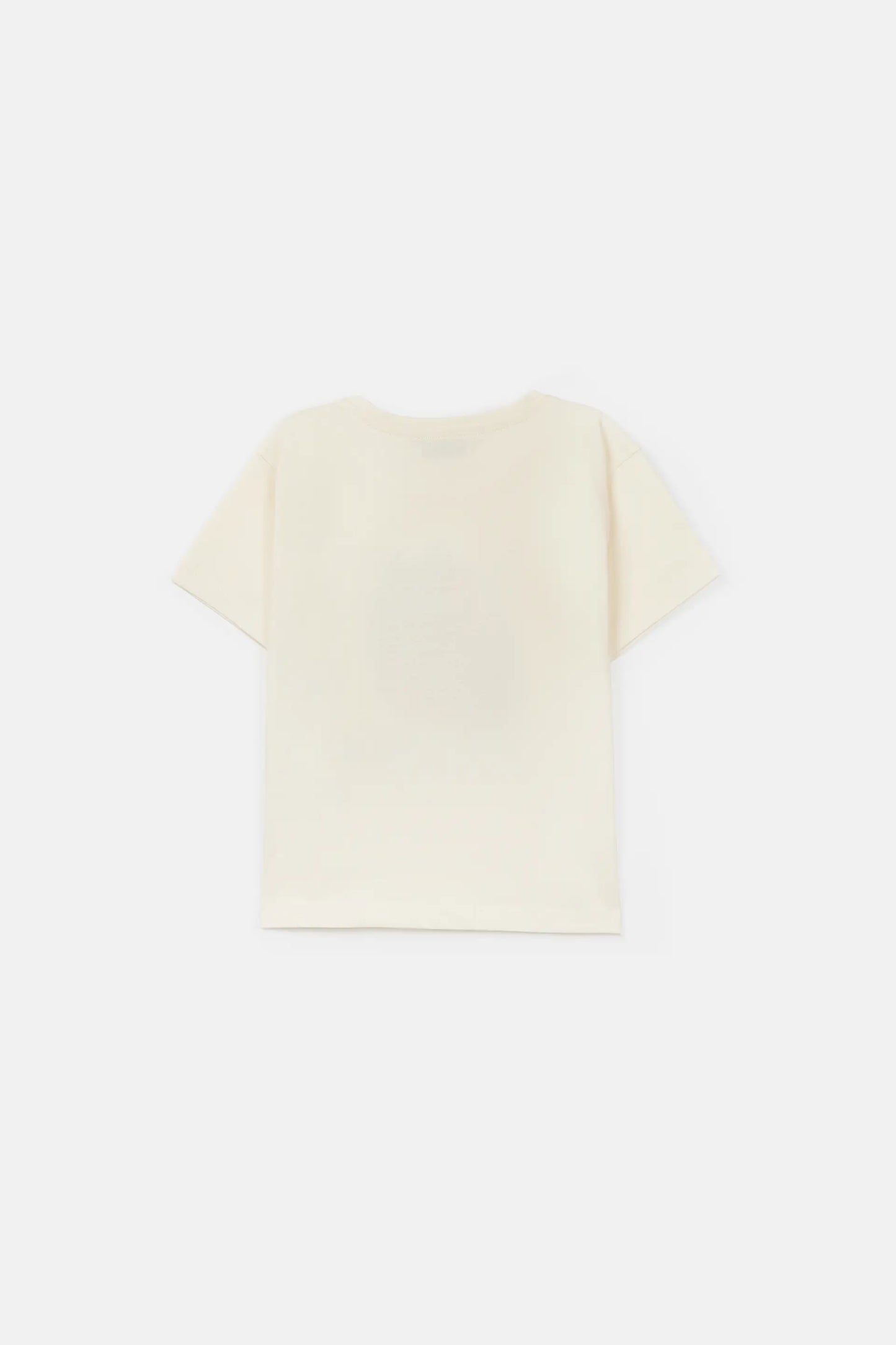 Camiseta unisex de algodón con gráfica de caqui