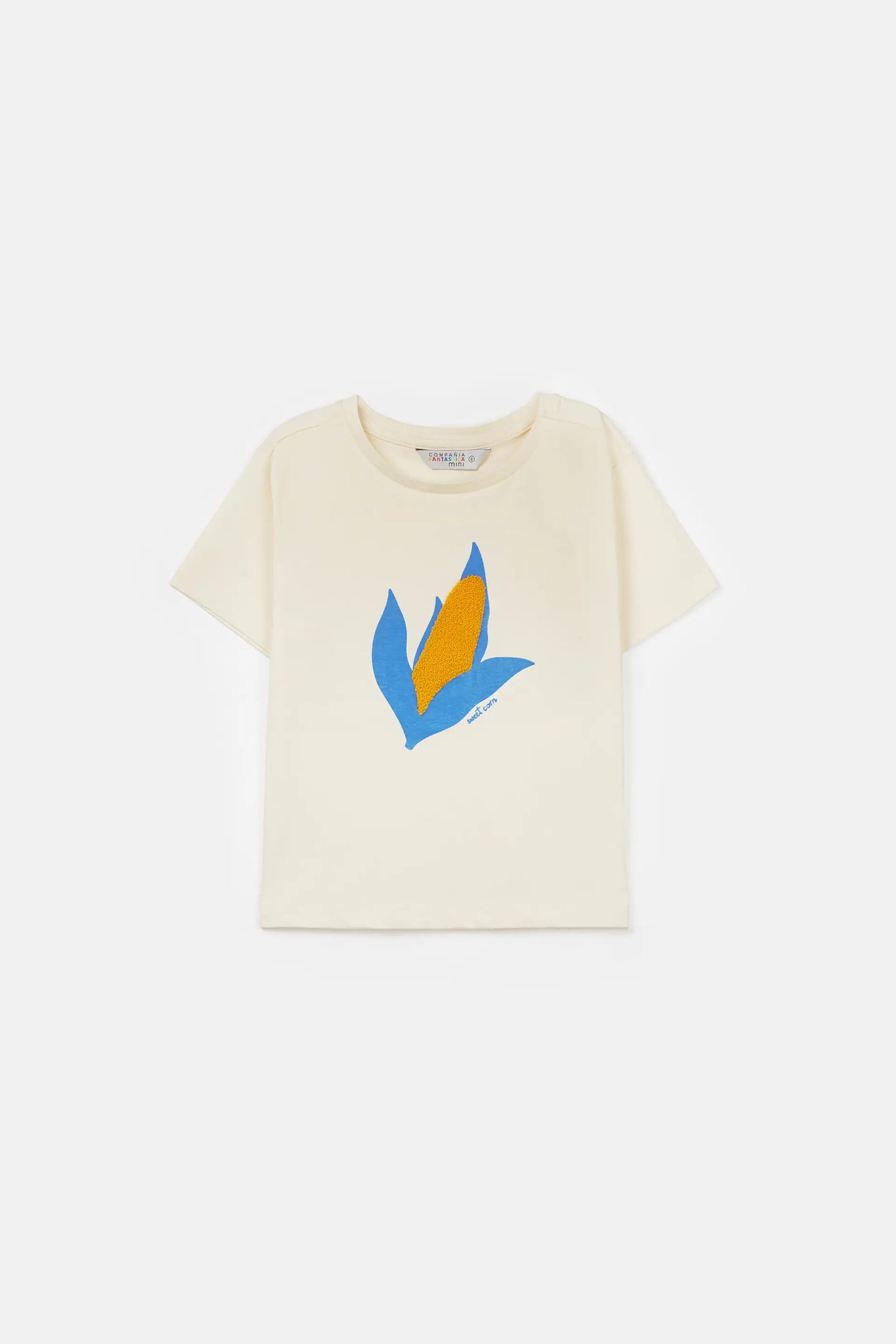 Camiseta unisex de algodón con gráfica de mazorca
