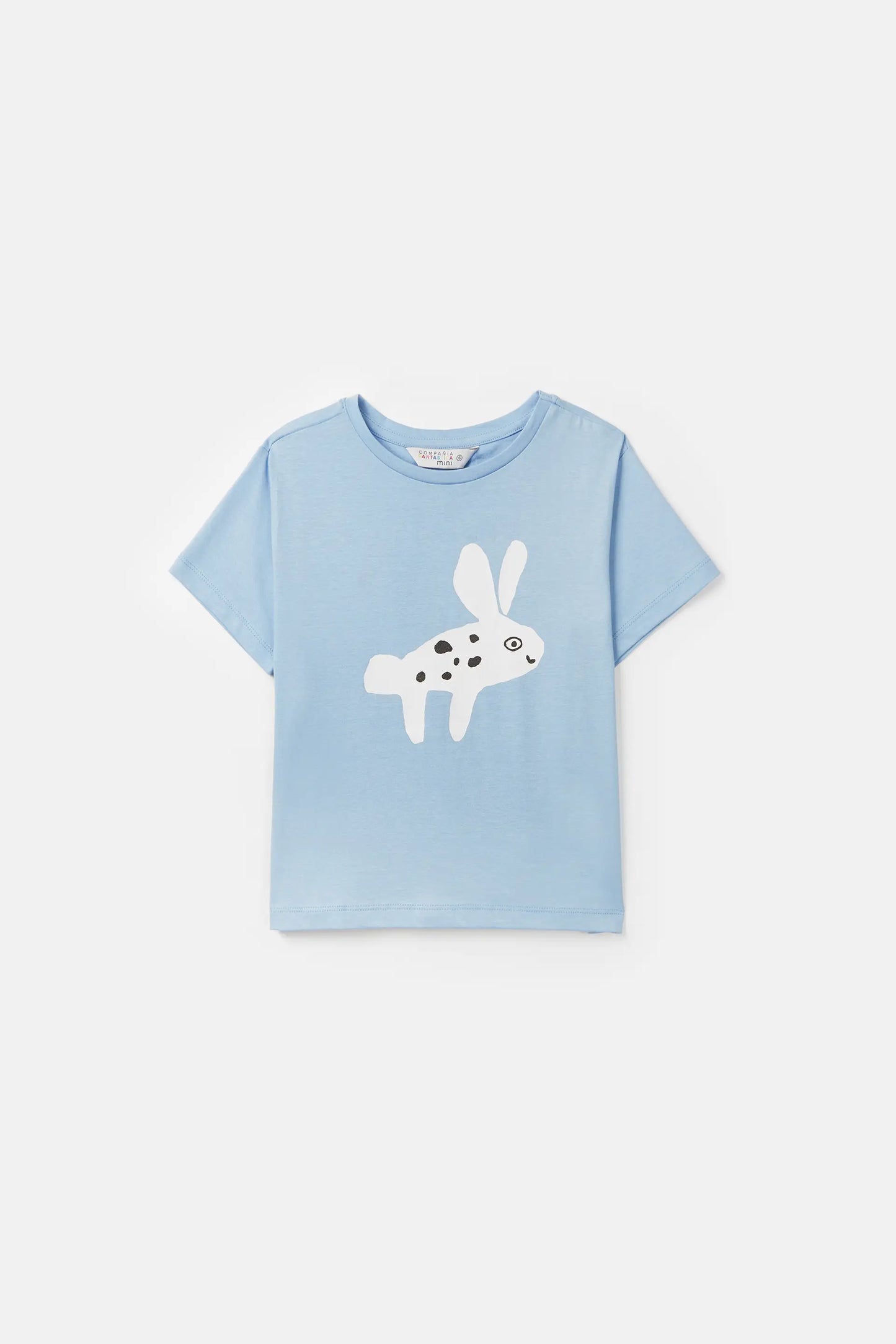 Camiseta unisex de algodón con gráfica animal
