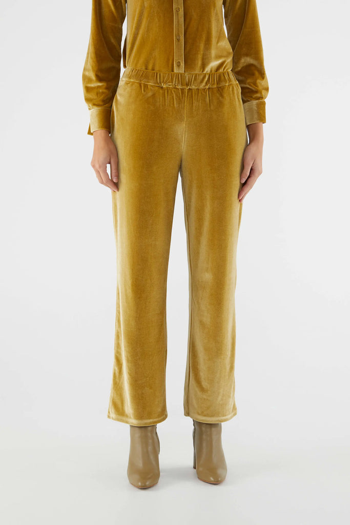 Mustard yellow velvet clearance pants