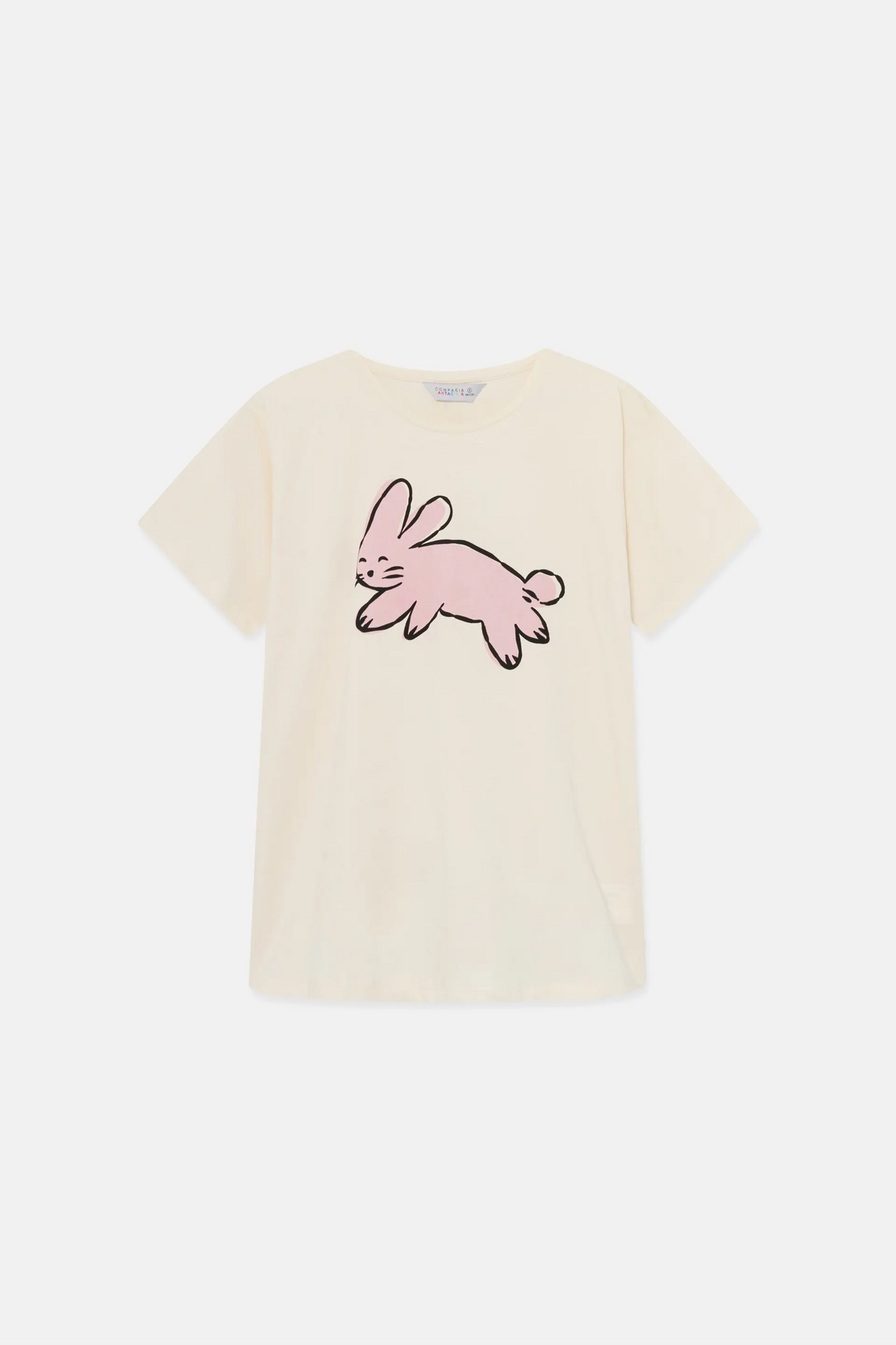 Rabbit Graphic Cotton T-Shirt