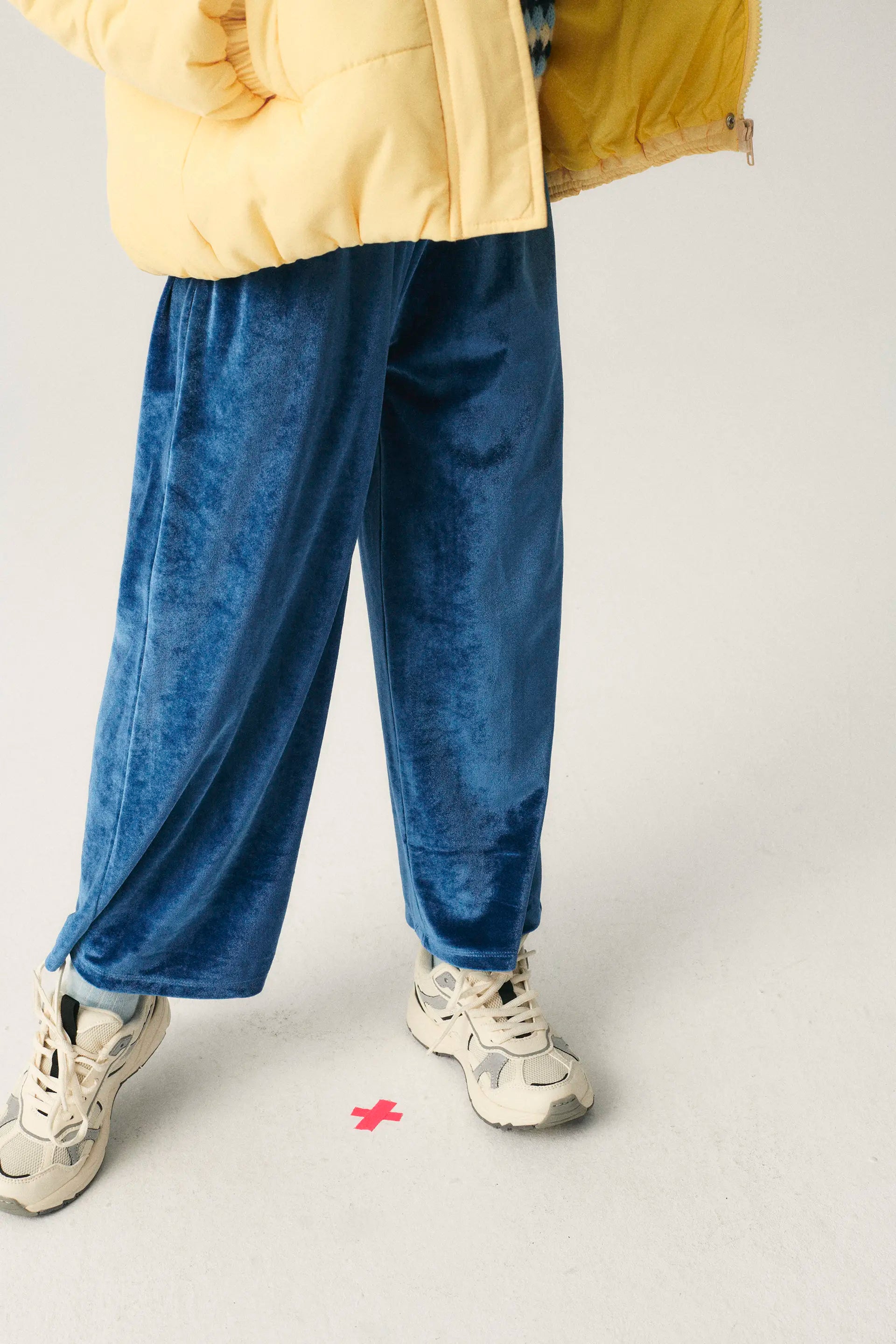 Las mejores ofertas en Pantalones de terciopelo azul sin marca