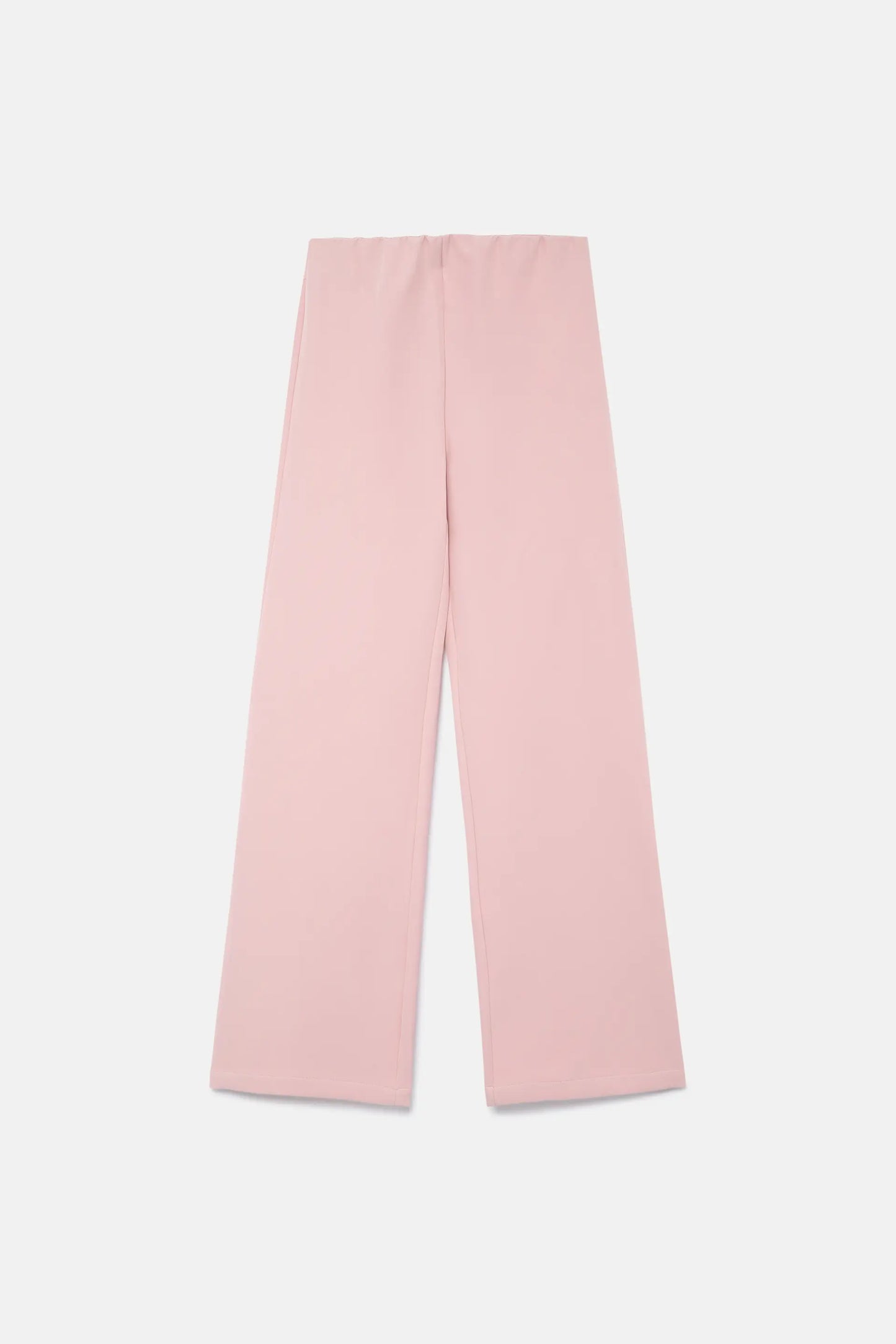 Pantalón neopreno recto rosa
