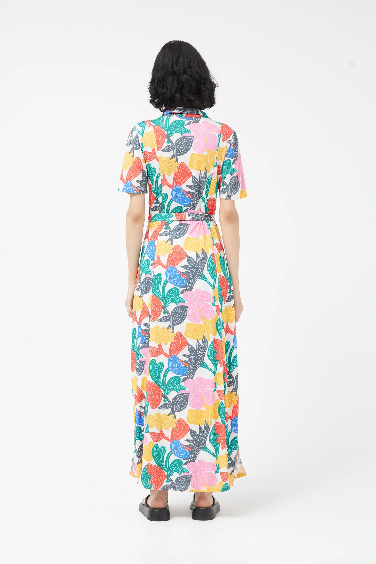 Florere long floral dress