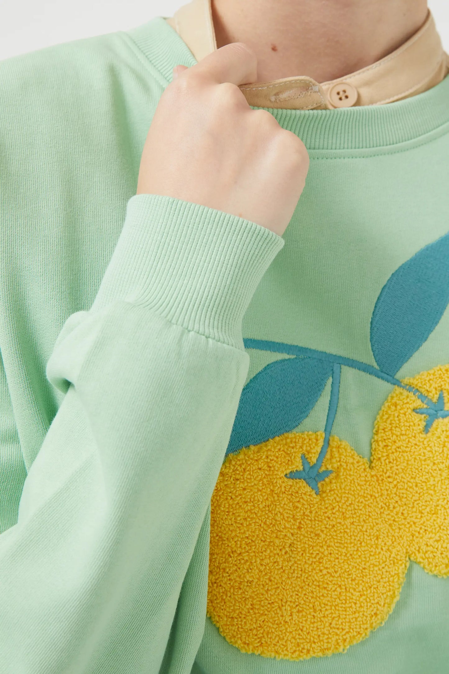 Yuzu print sweatshirt