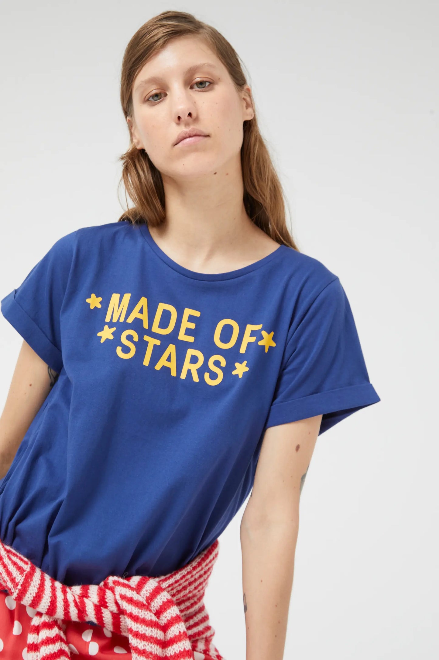 Camiseta manga corta Stars azul