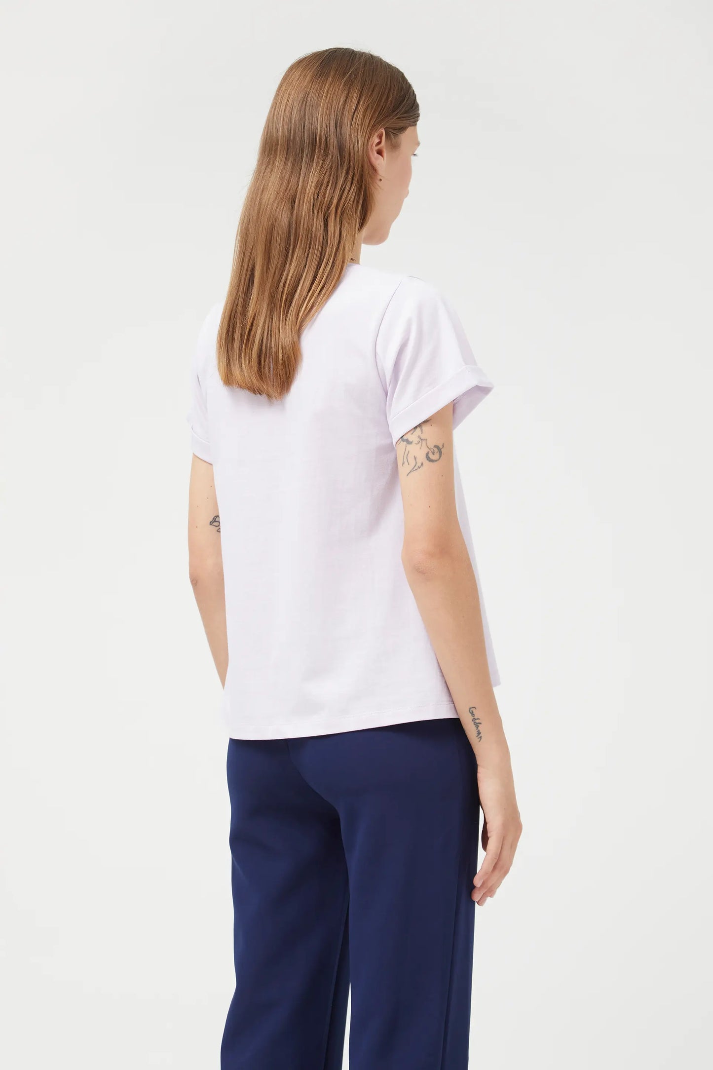Camiseta print pimiento lila