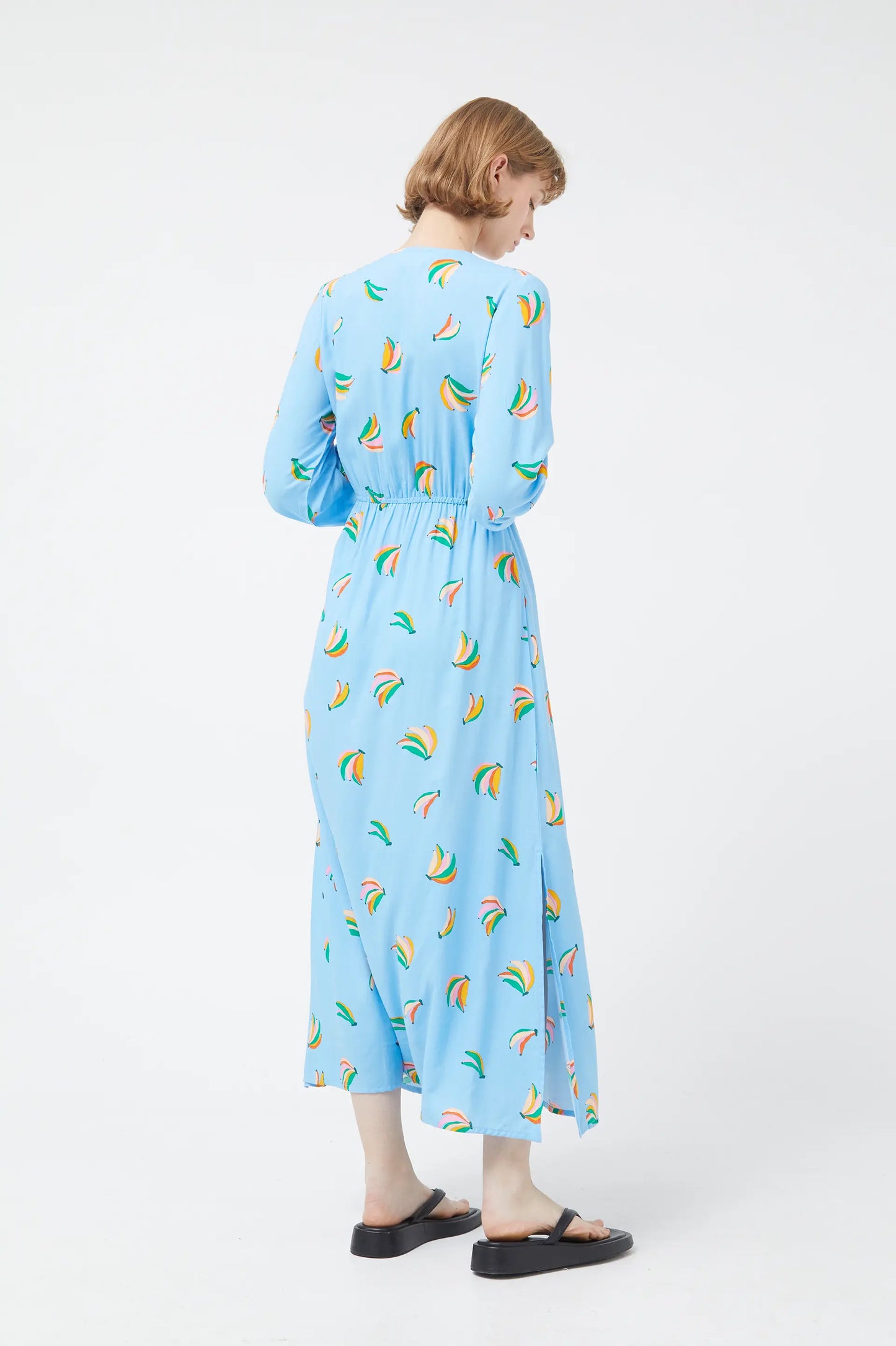 Musa banana midi dress