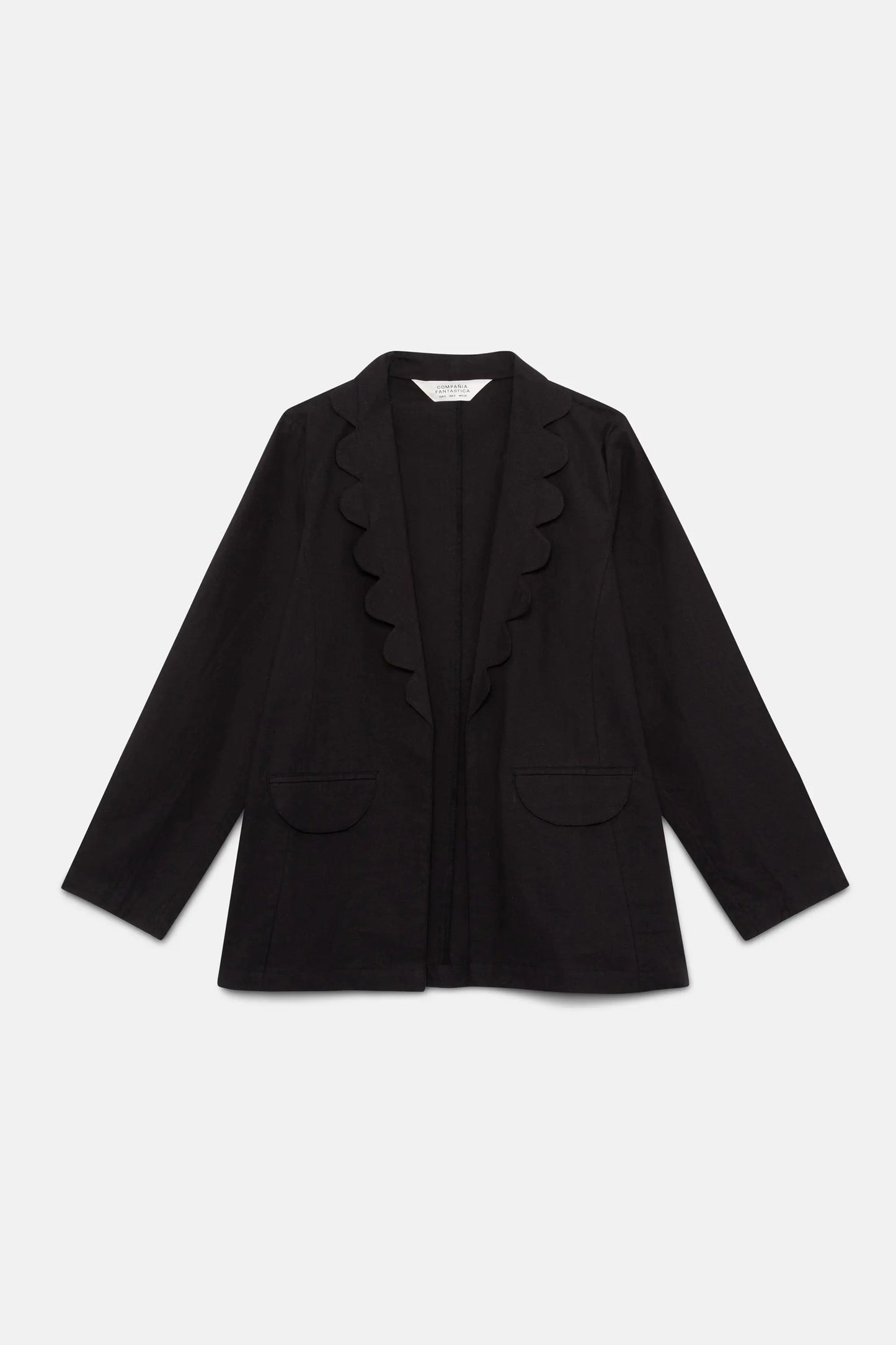 Black suit blazer