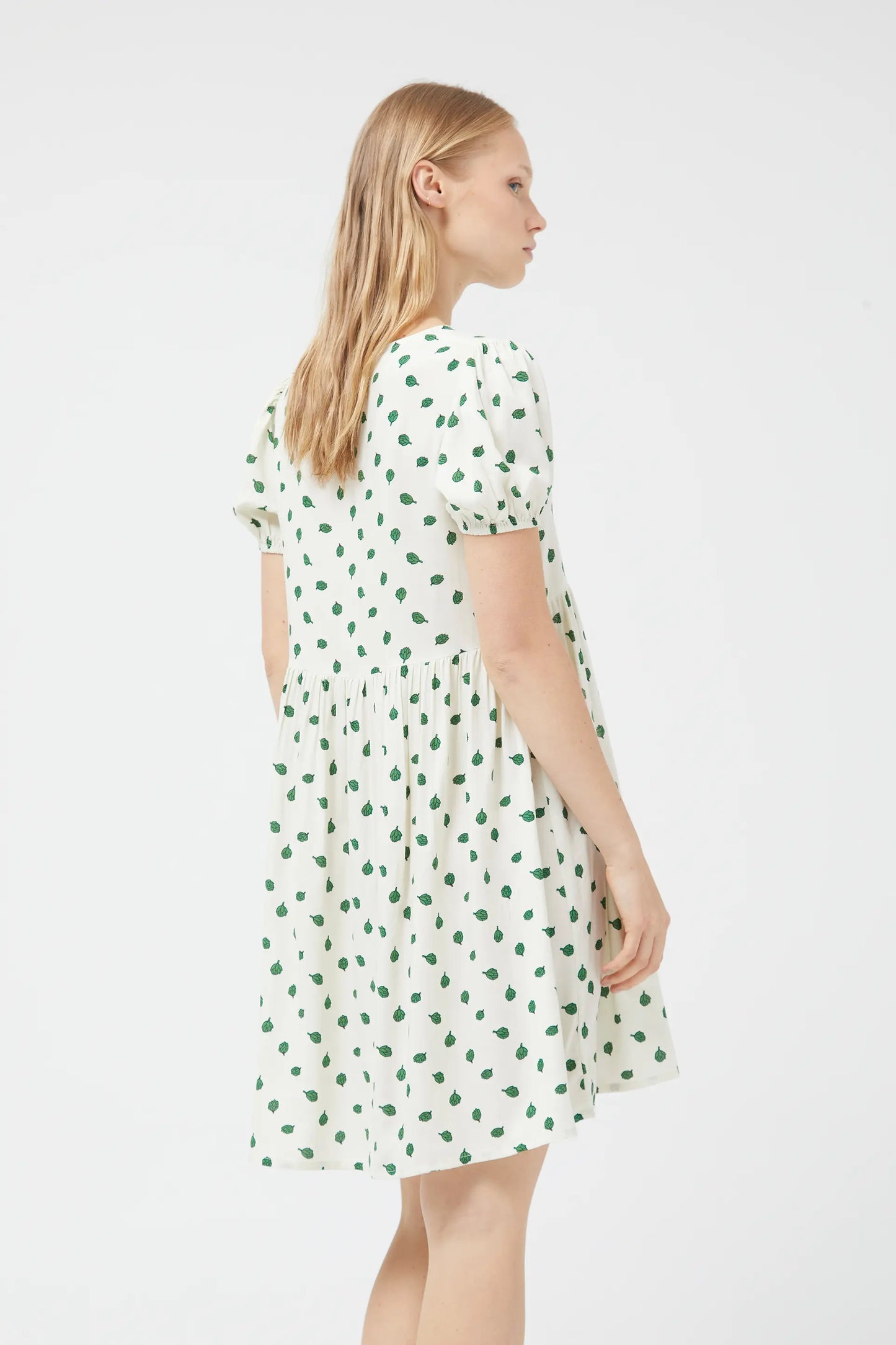 Short artichoke print dress