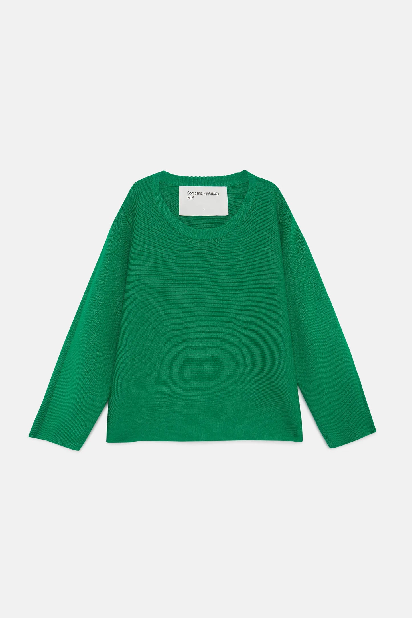 Girl's green flared sweater