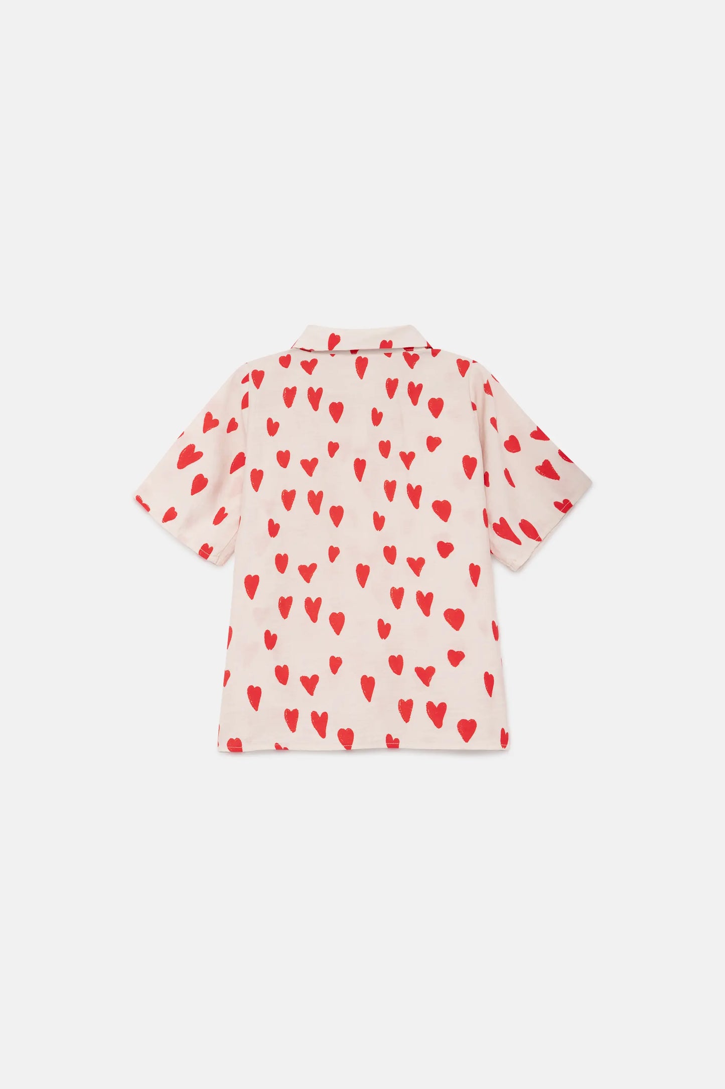 Girl's heart print shirt