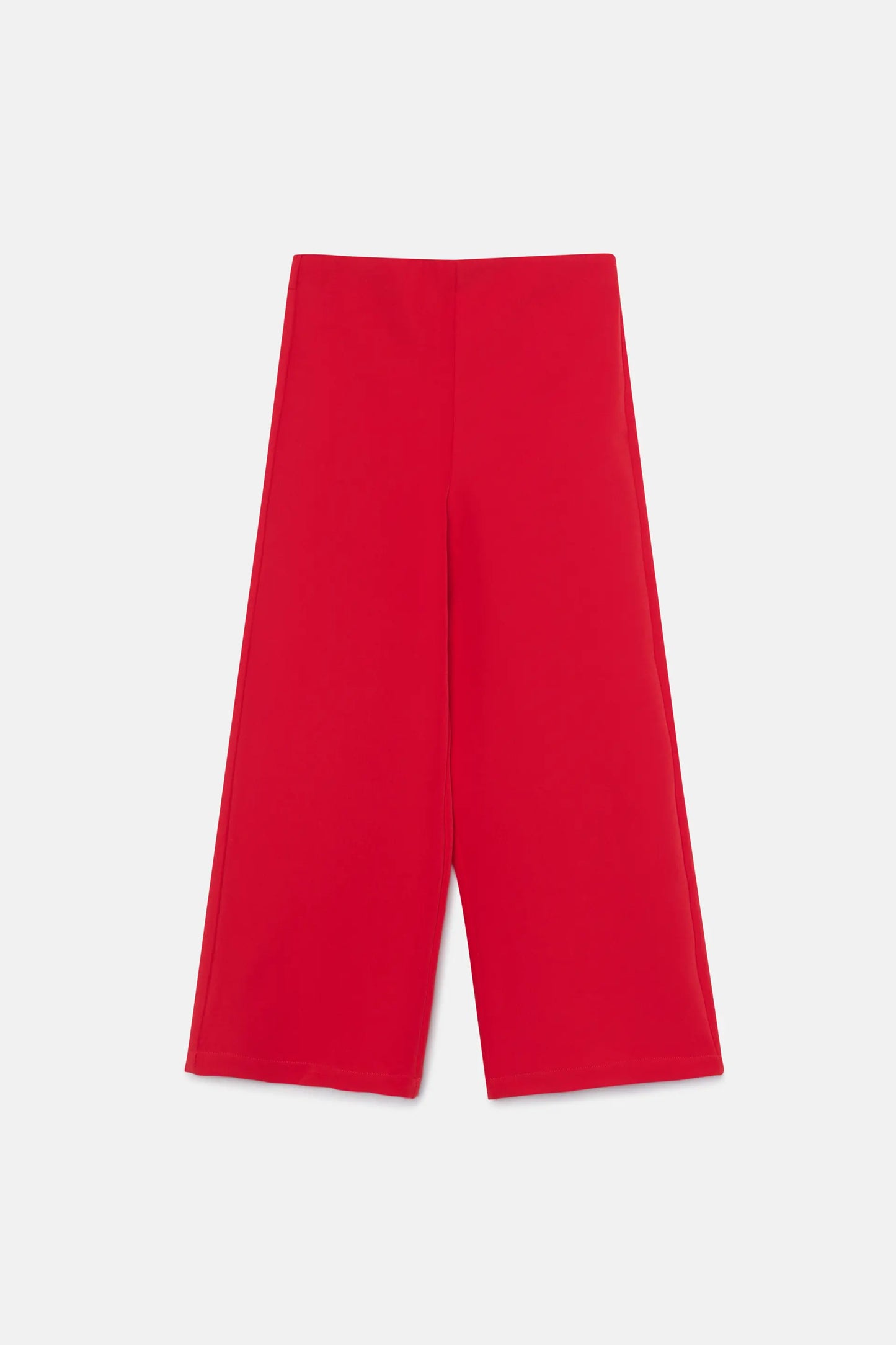Pantalón de niña recto rojo
