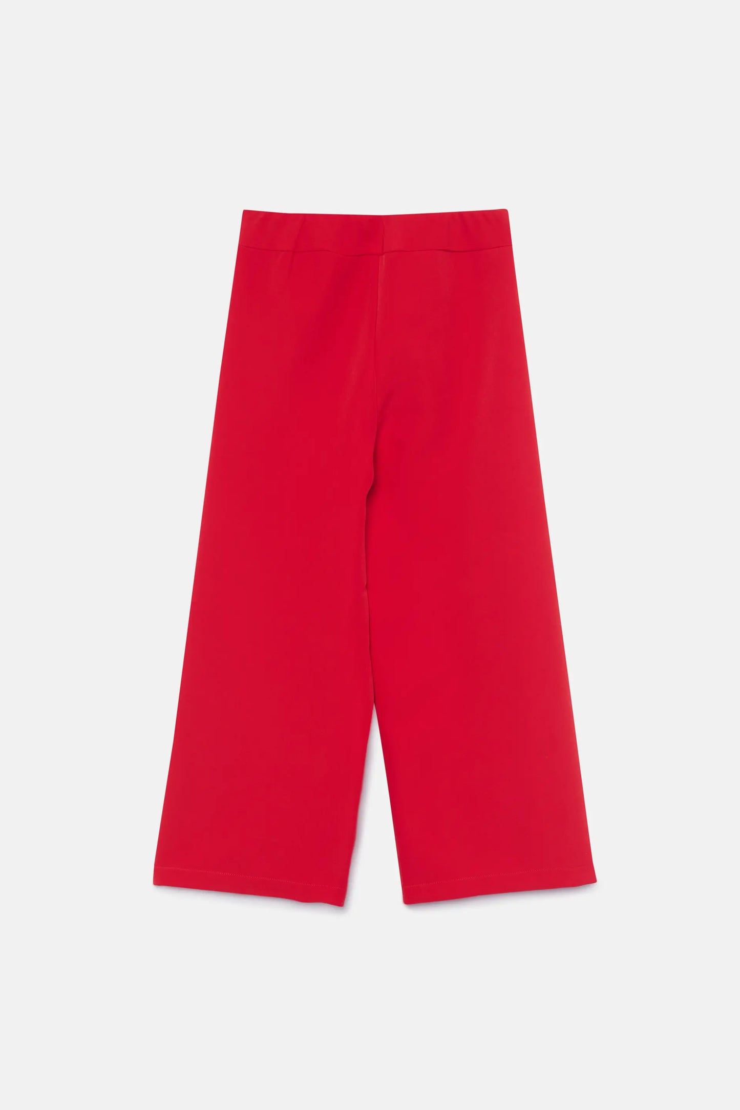 Pantaloni dritti rossi da ragazza