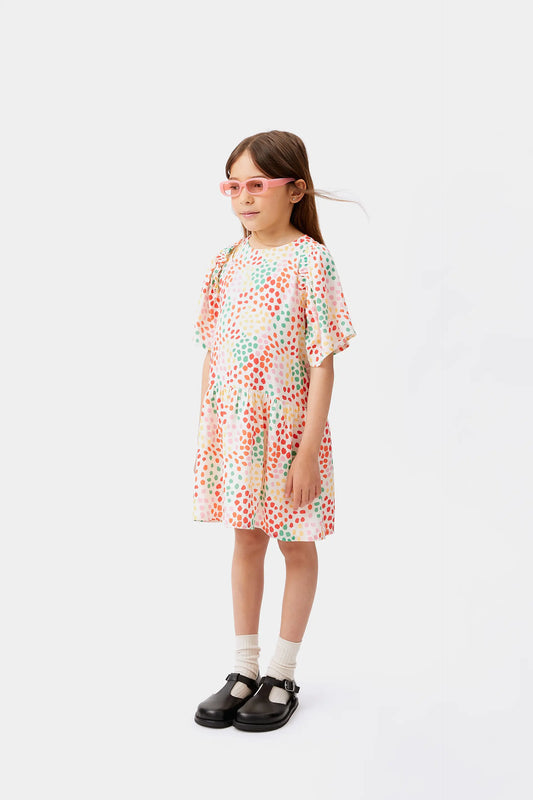 Macula polka dot girl's short dress