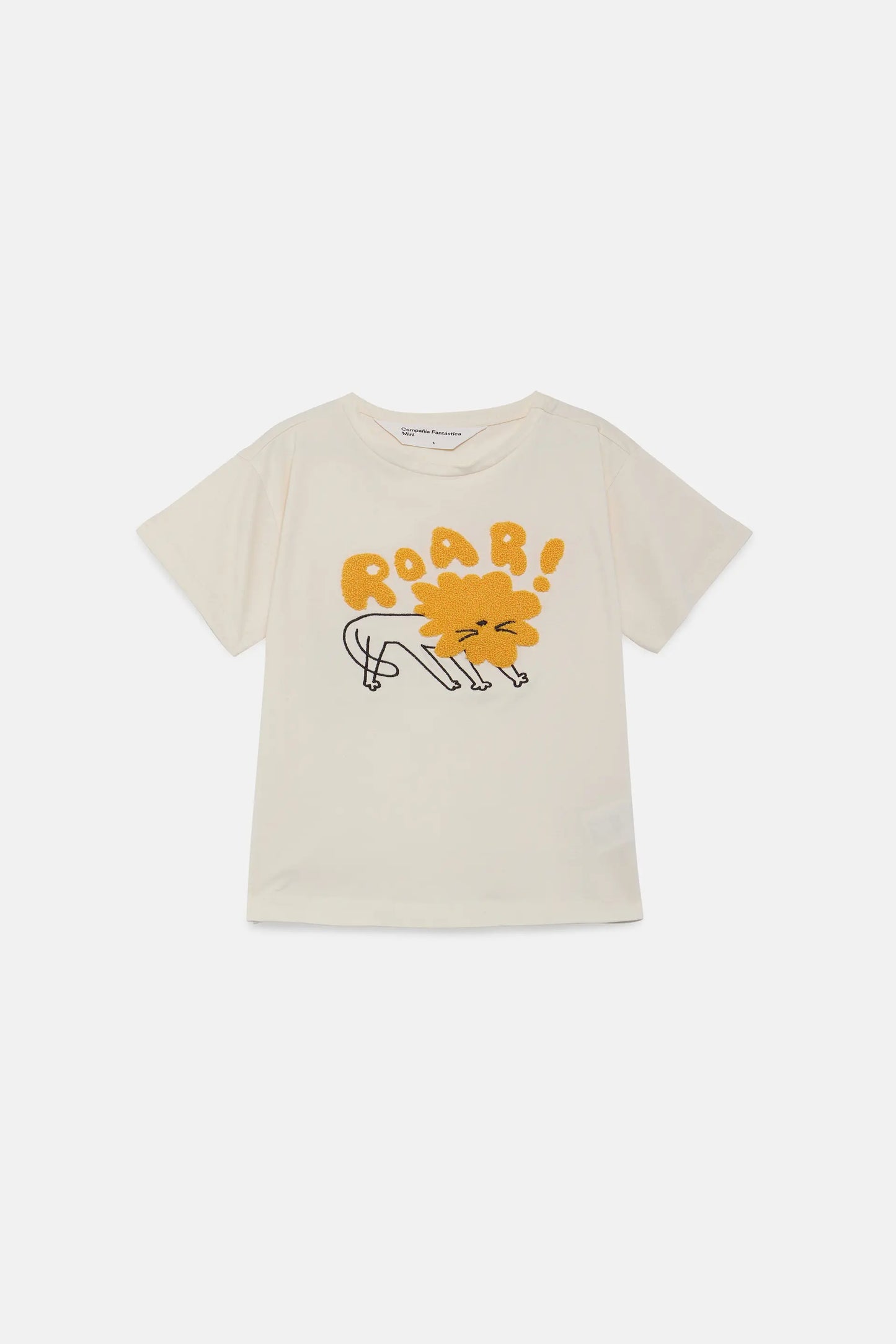 Camiseta unisex animal print blanca