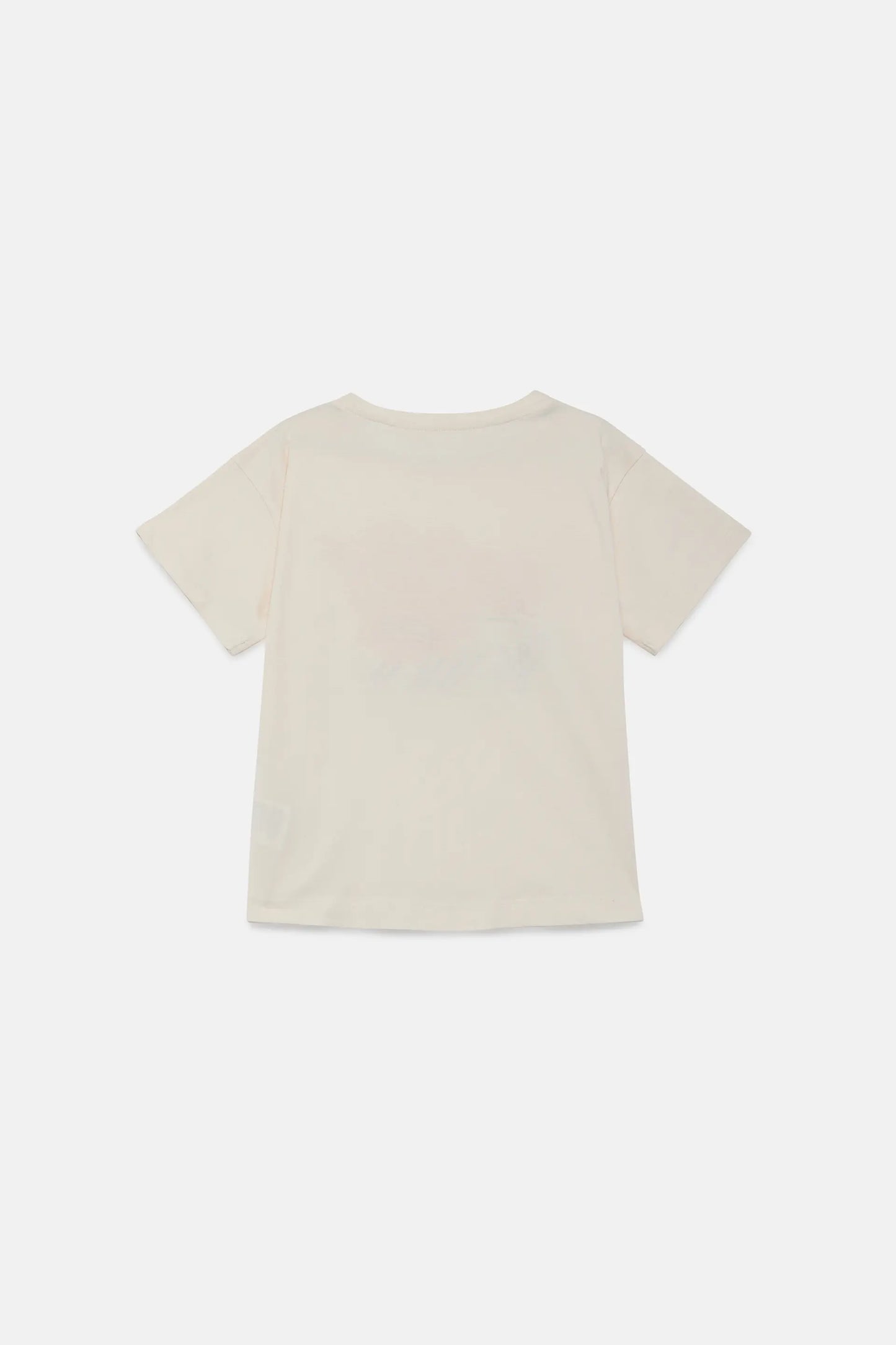 White animal print unisex t-shirt