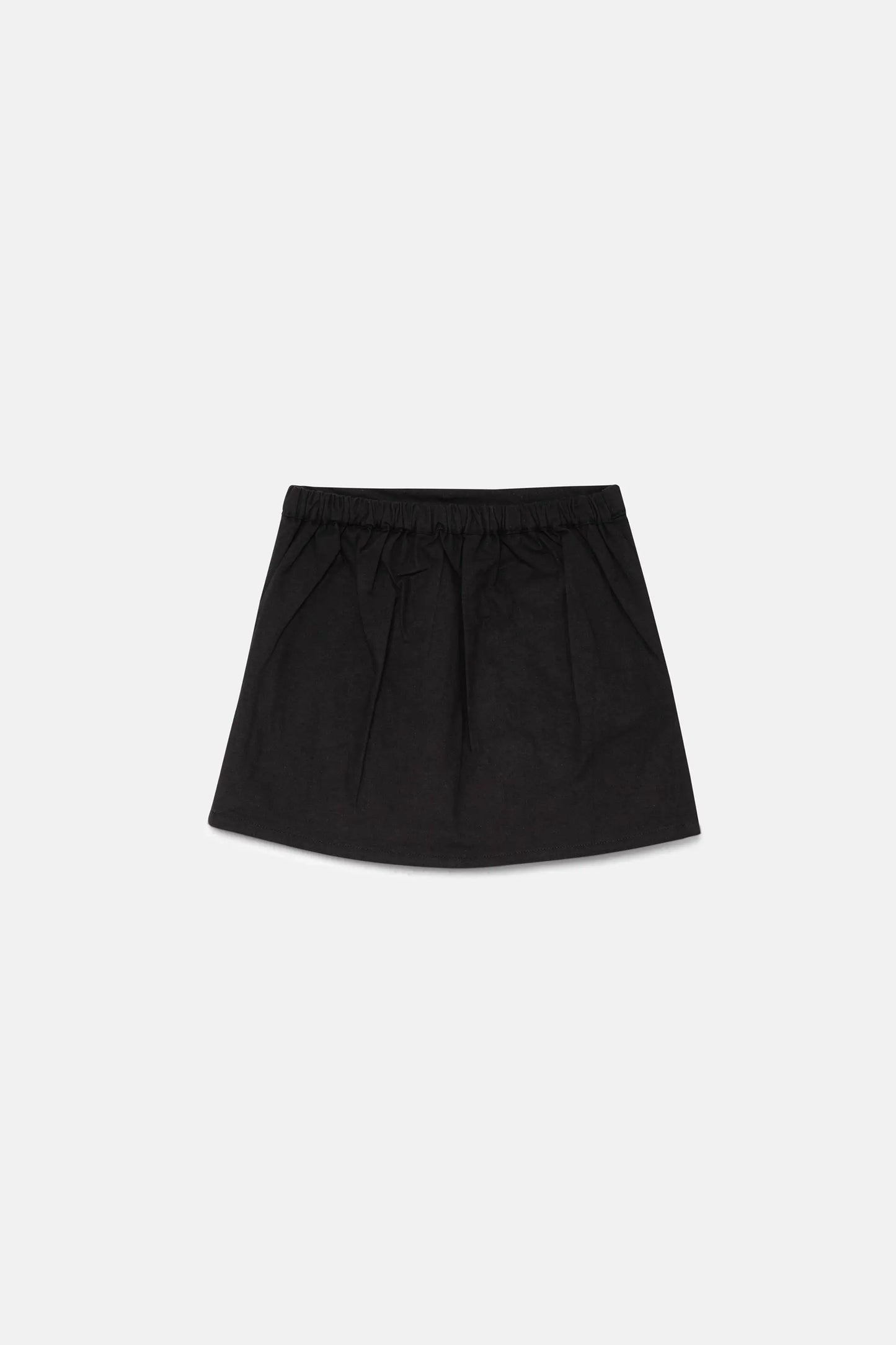 Black girl's short skirt