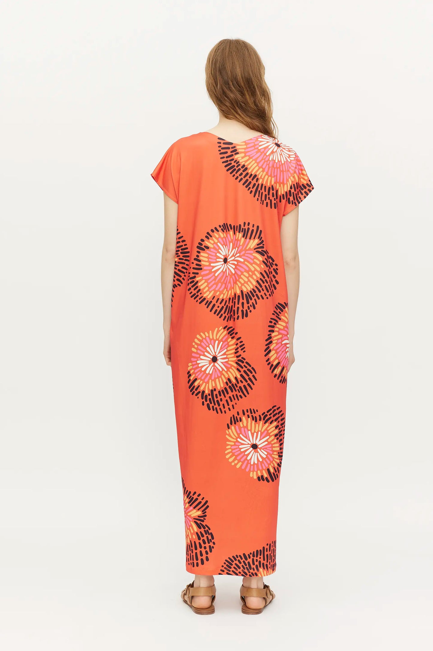 Vestido túnica floral Jacaranda