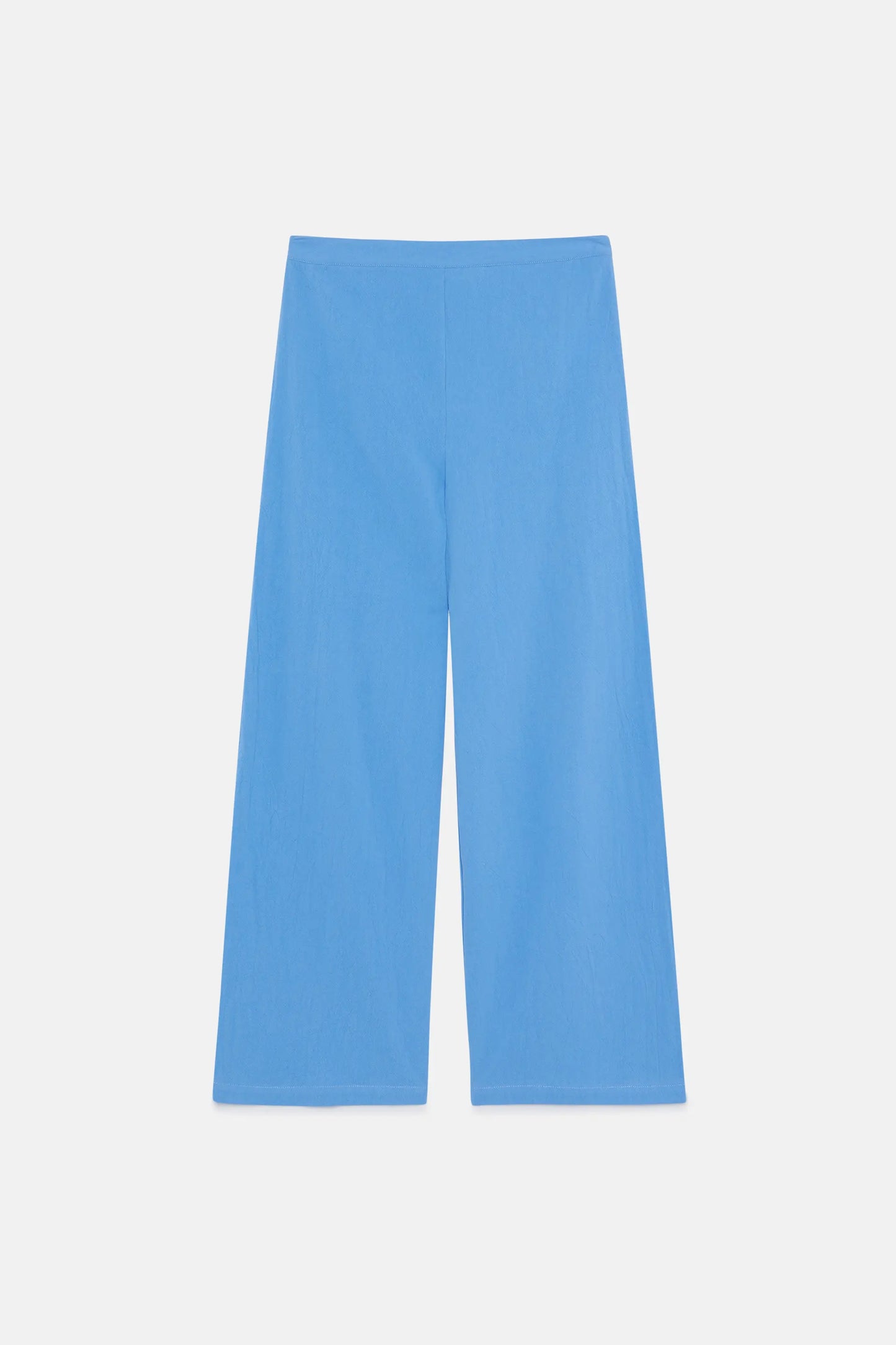 Pantalón largo recto azul