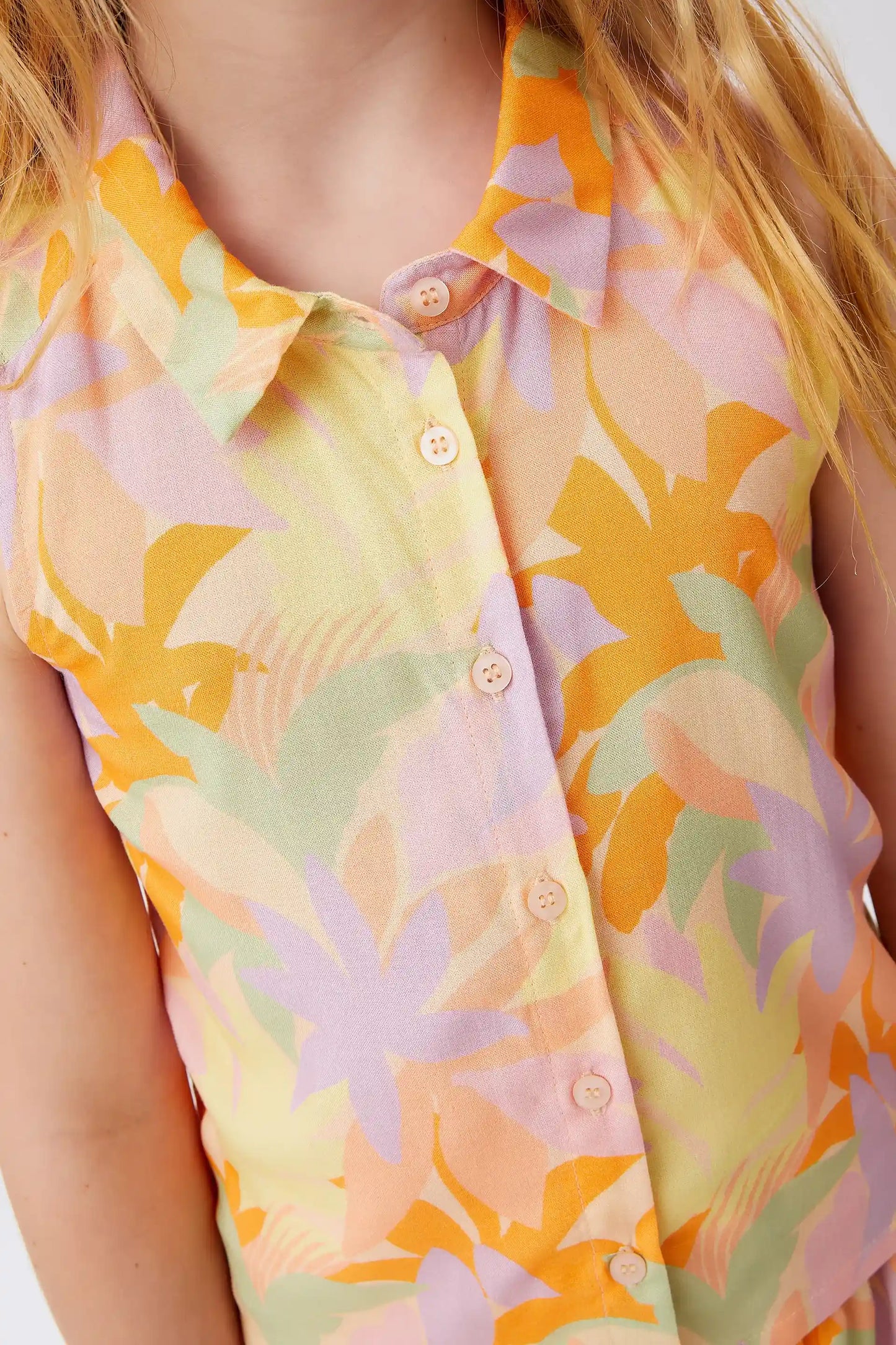 Camisa de niña floral Pluvia
