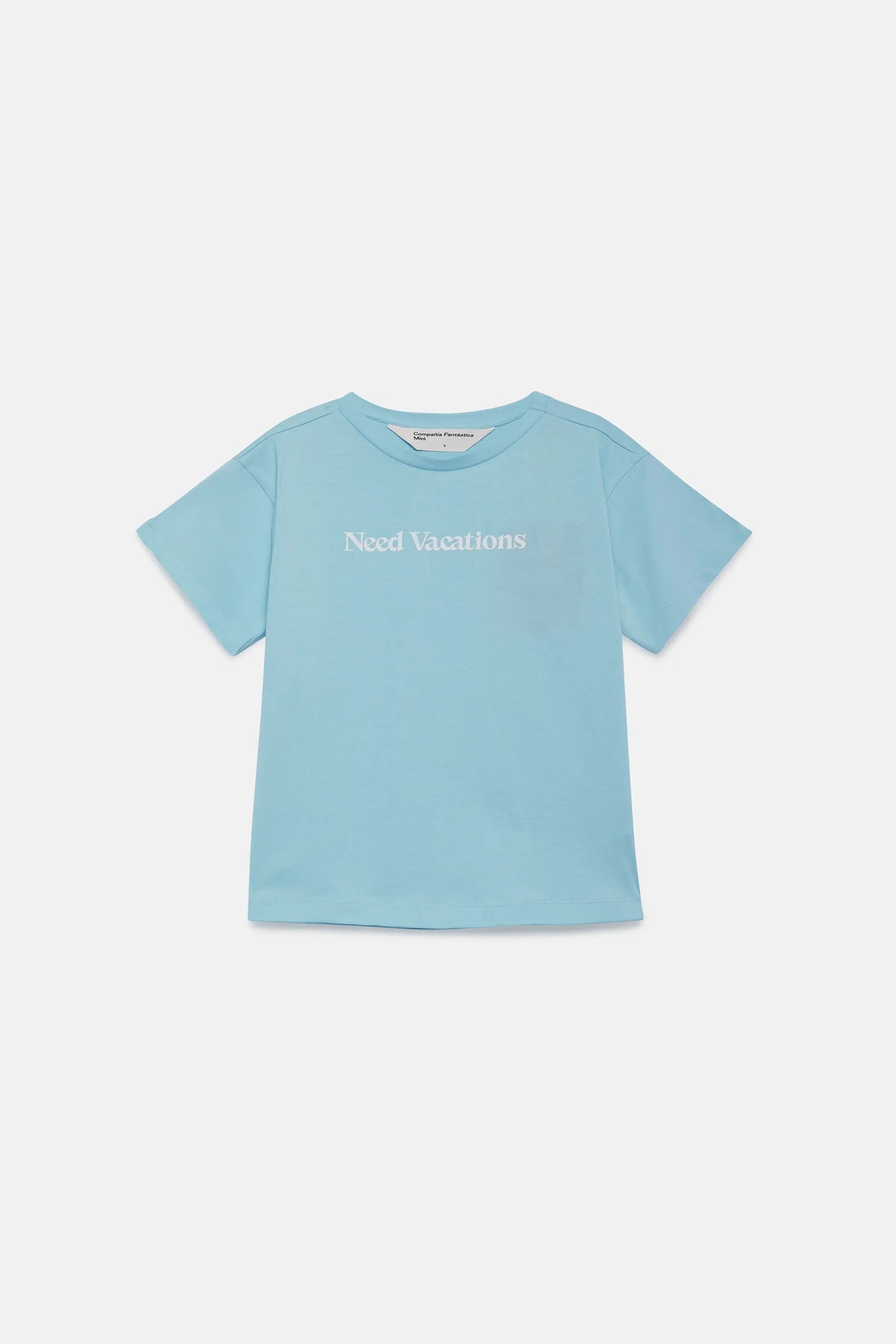 Camiseta unisex Need Vacations azul