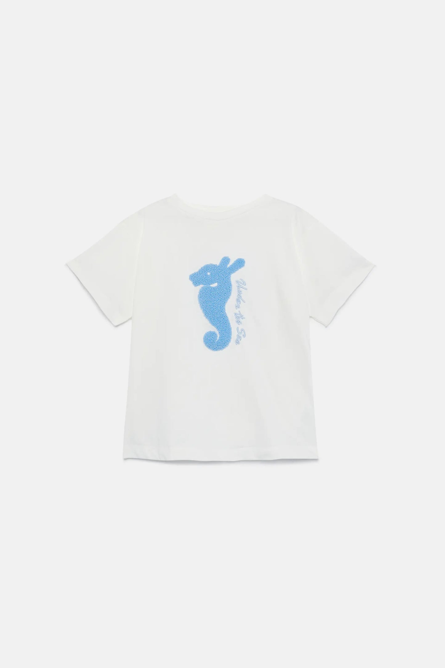 Camiseta unisex print Coral blanca