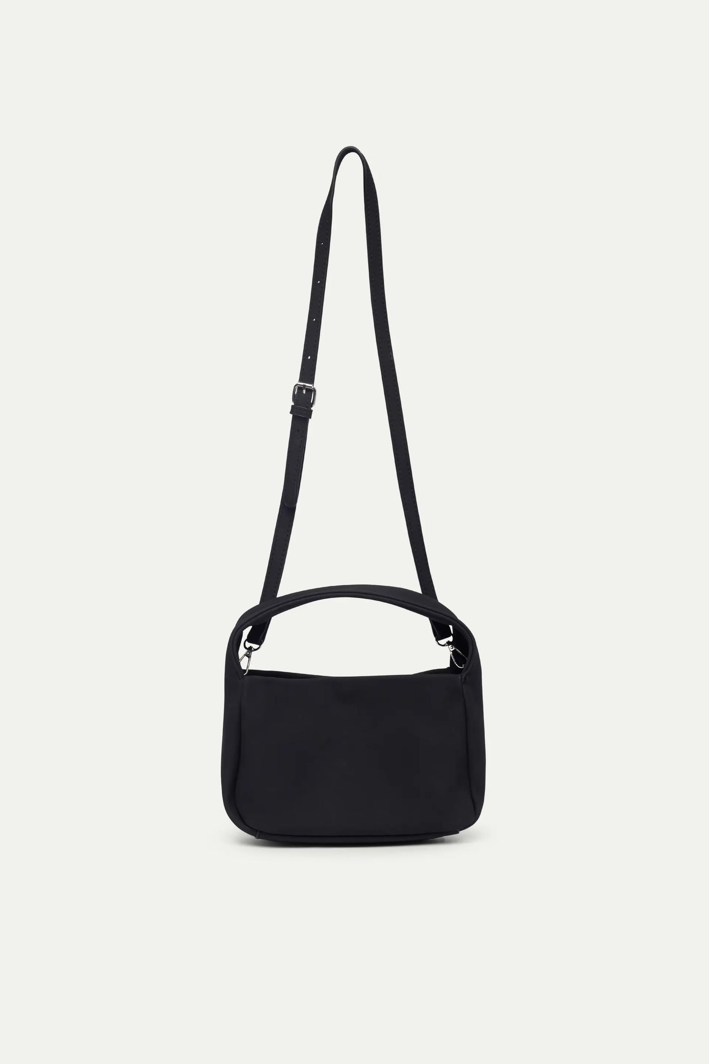 Black strap handbag