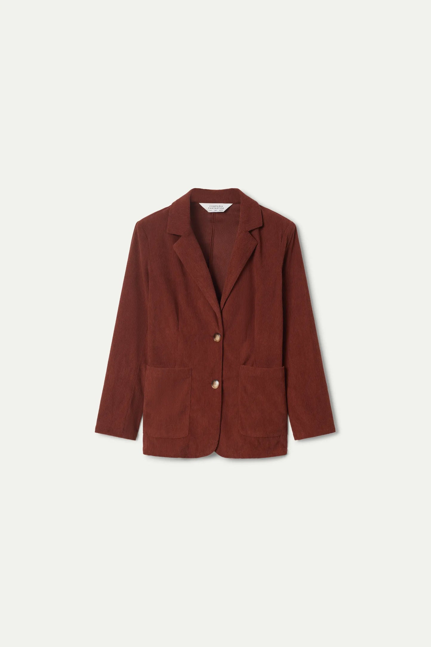 Brown corduroy blazer