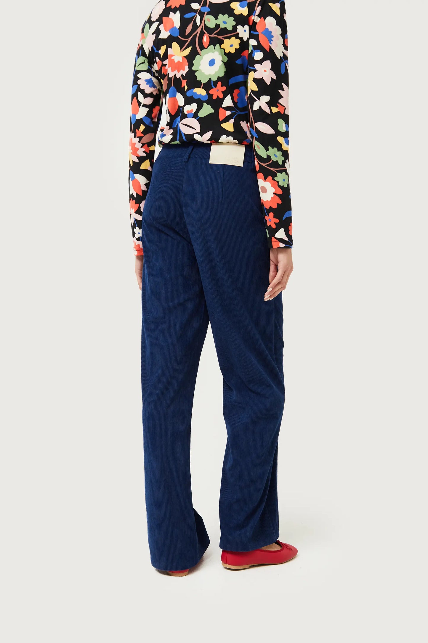 Navy blue corduroy pants