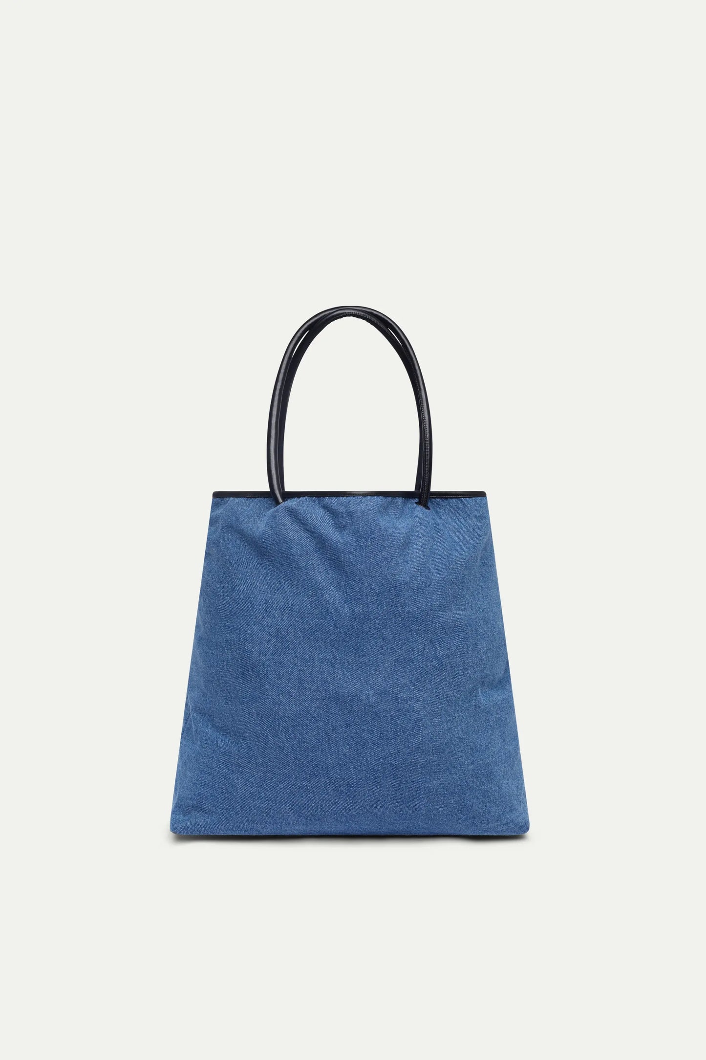 Blue denim shoulder bag