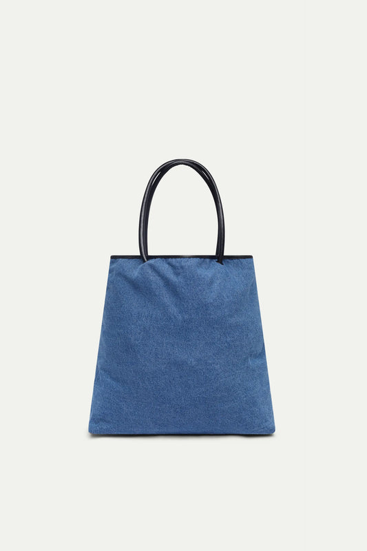 Bolso de hombro denim azul