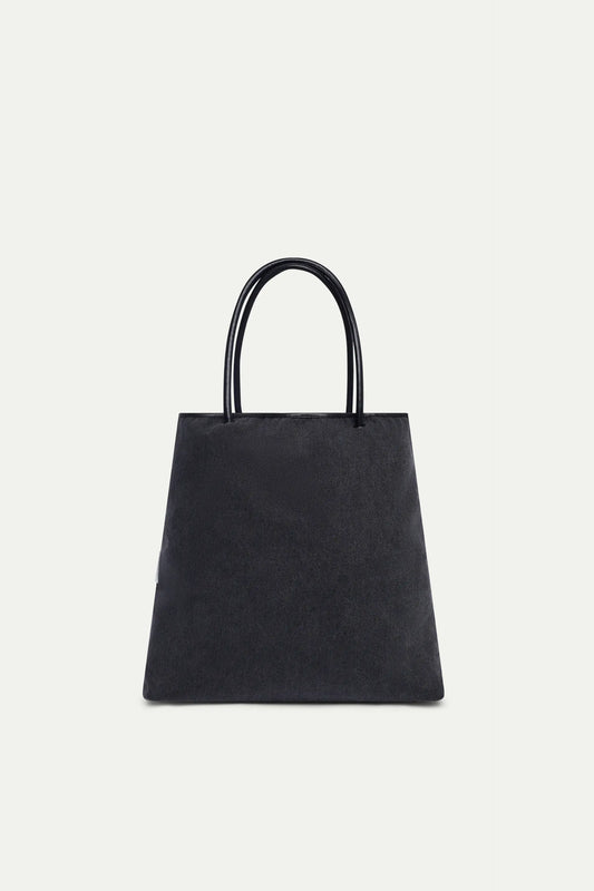 Bolso de hombro denim negro