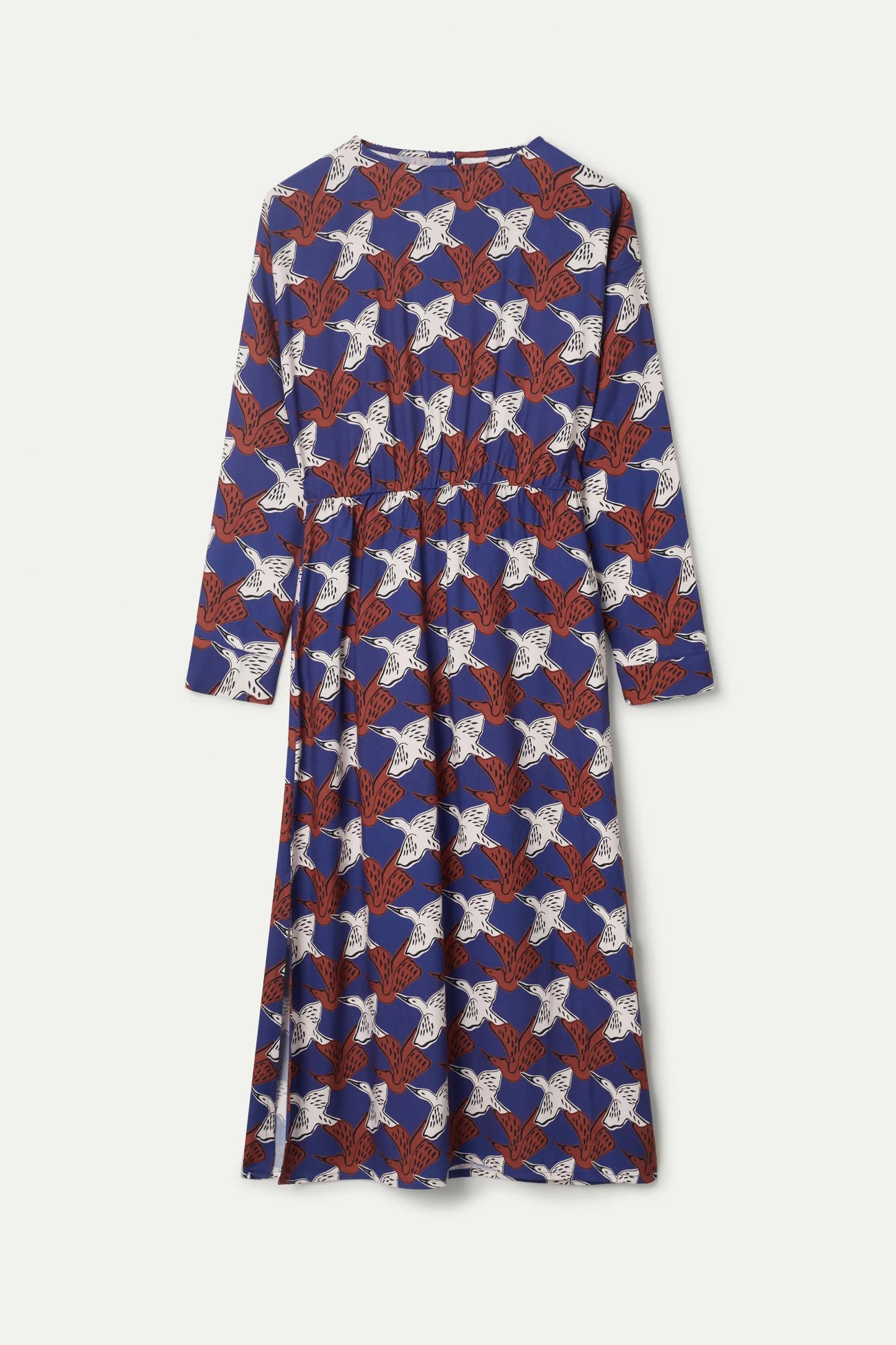 Garza animal print midi dress