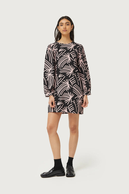 Phoenix abstract print short dress