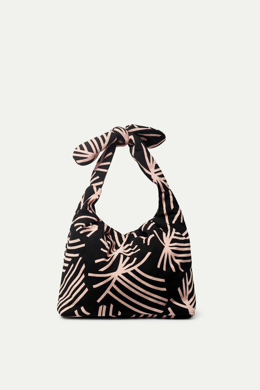 Shoulder bag with abstract Phoenix print