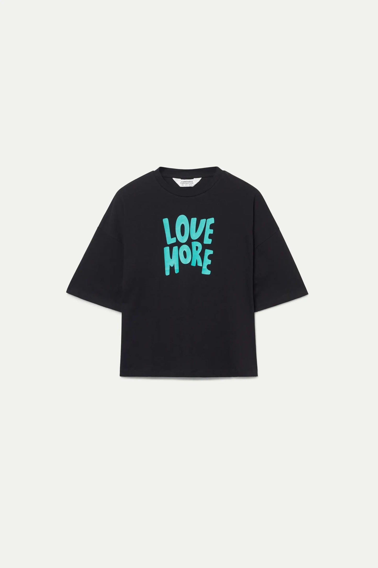 T-shirt with Love More print