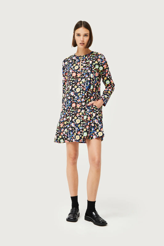 Small floral print short dress